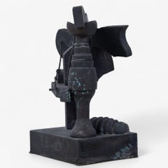 Sculpture in black bronze by Robert Jacobsen