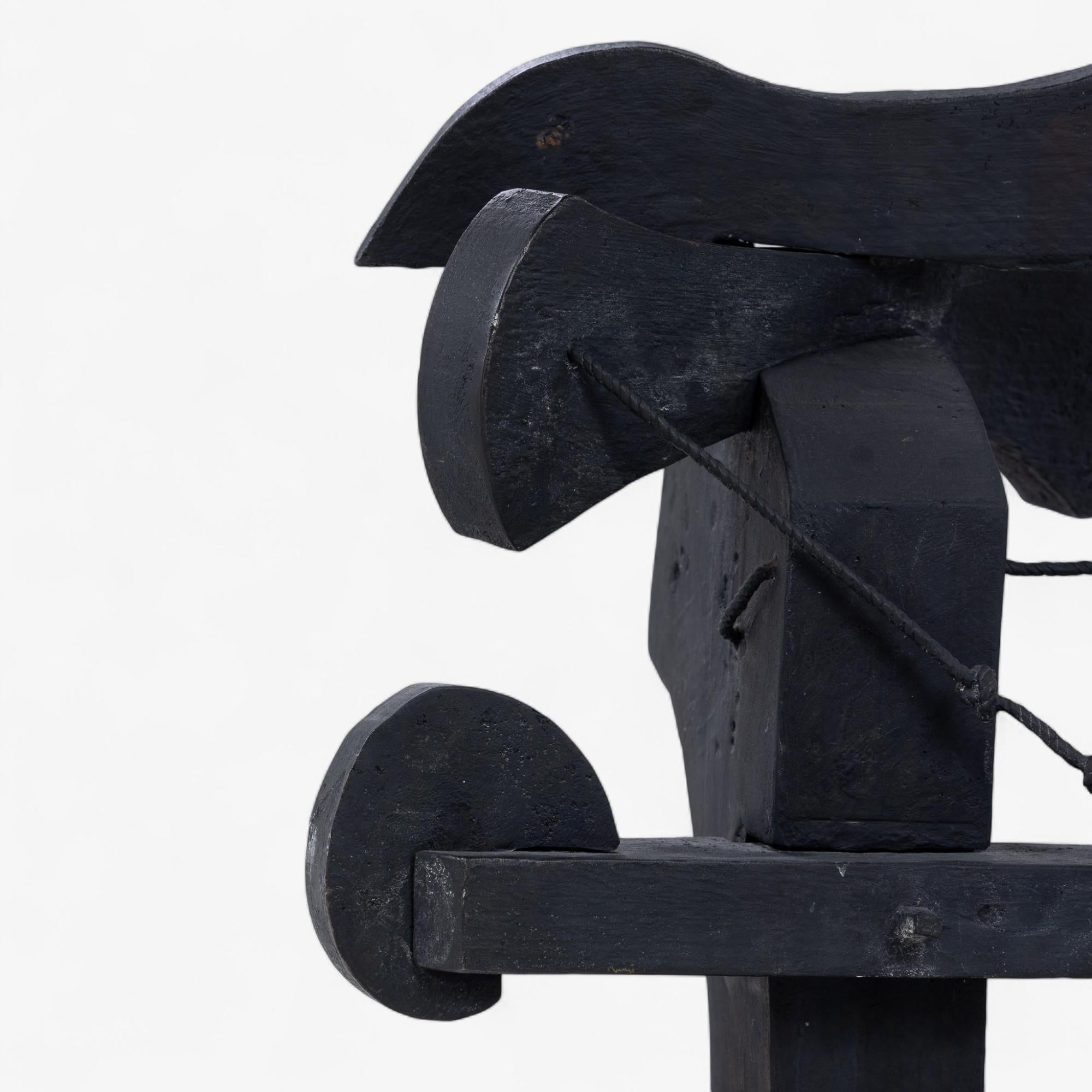 Skulptur aus schwarzer Bronze von Robert Jacobsen (Dänisch) im Angebot