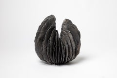 Sculpture in Black Glazed ceramic , Jean-Pierre Bonardot, 2025