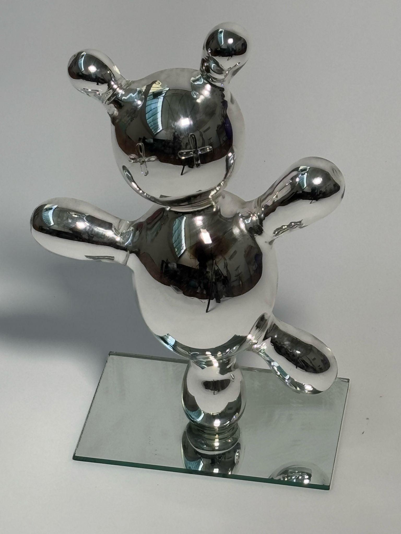 Skulptur aus mundgeblasenem Glas, verspiegelt von Massimo Lunardon im Zustand „Hervorragend“ im Angebot in Milan, Italy