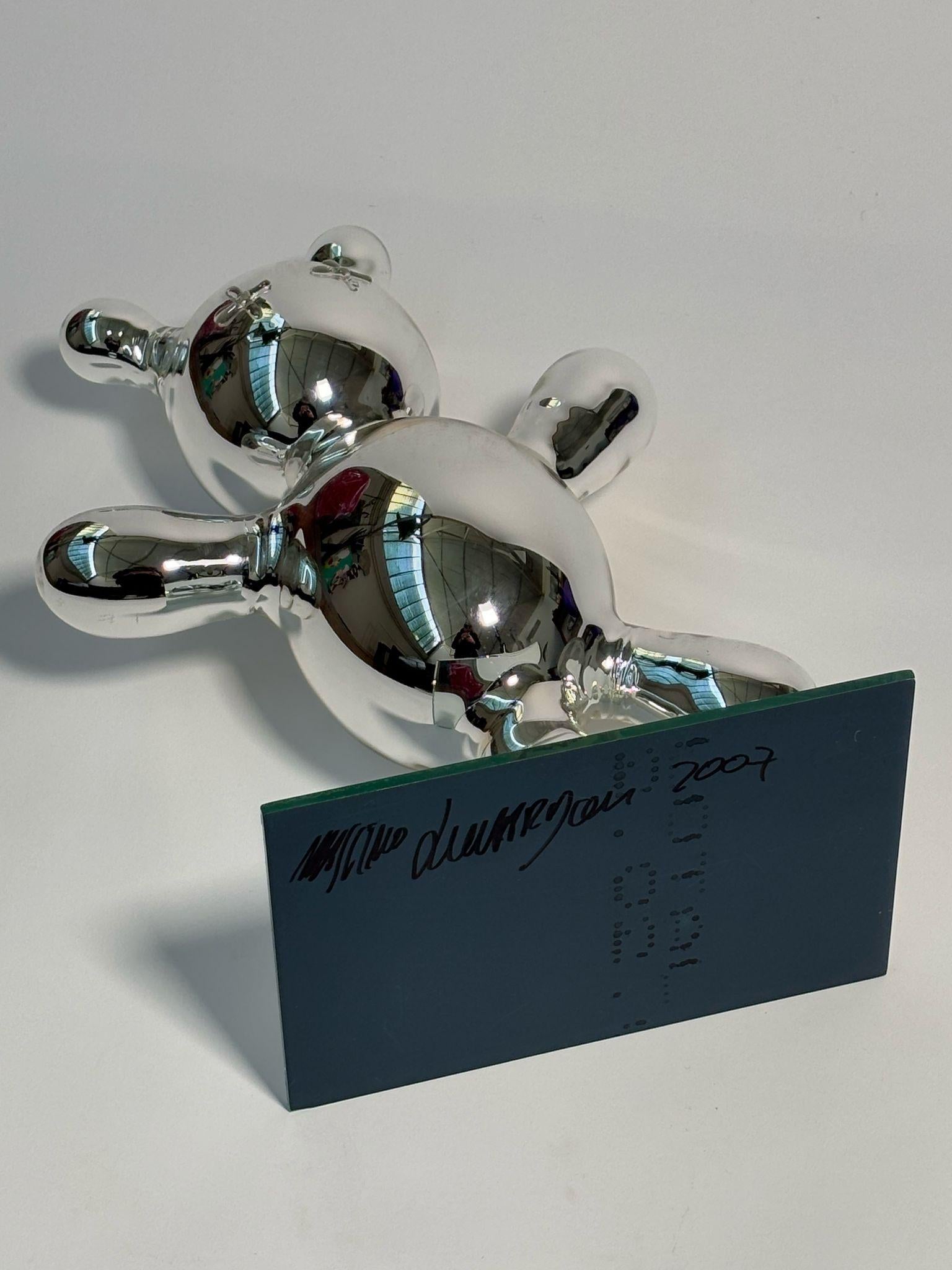 Skulptur aus mundgeblasenem Glas, verspiegelt von Massimo Lunardon (21. Jahrhundert und zeitgenössisch) im Angebot