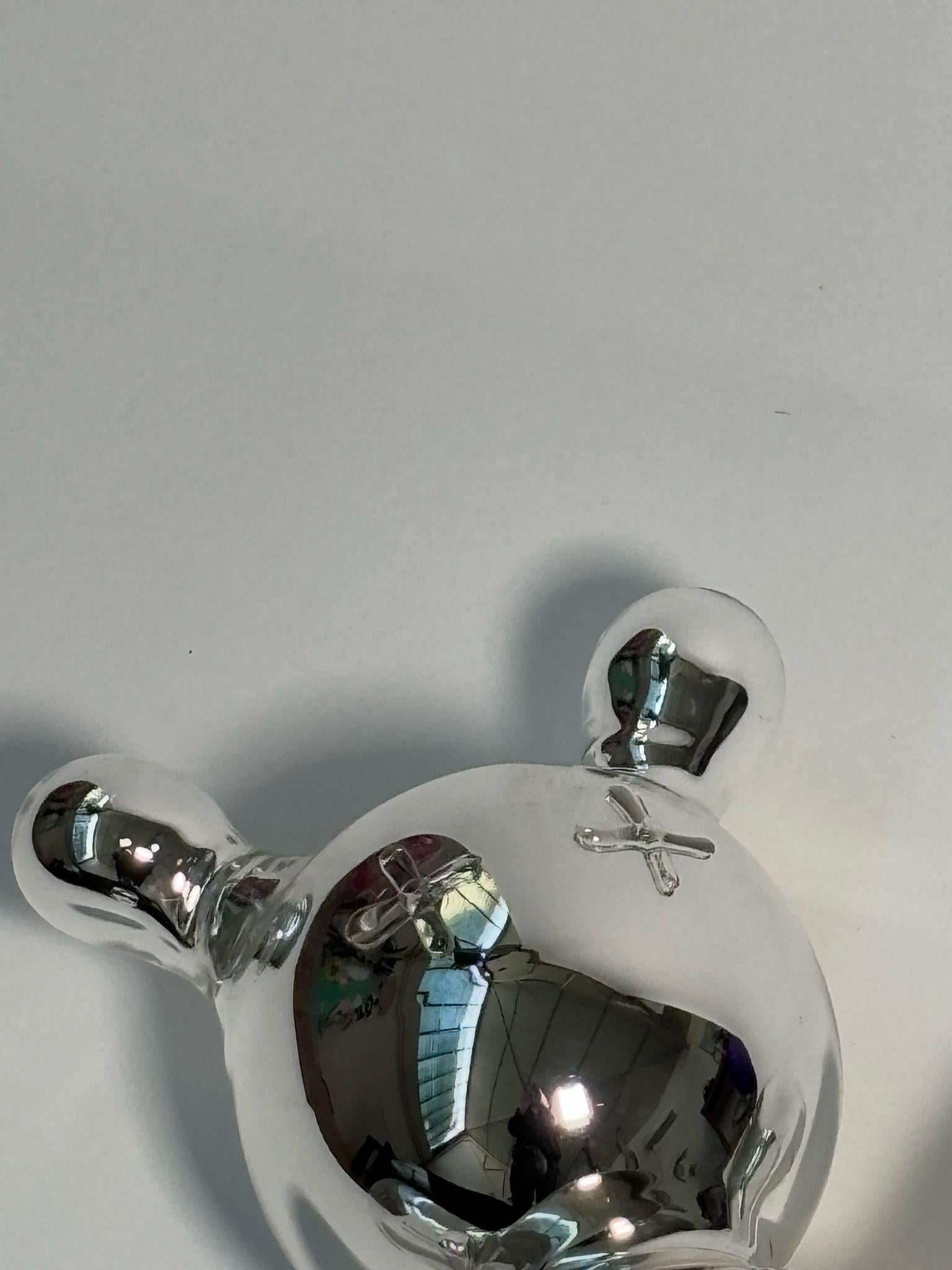 Skulptur aus mundgeblasenem Glas, verspiegelt von Massimo Lunardon im Angebot 1