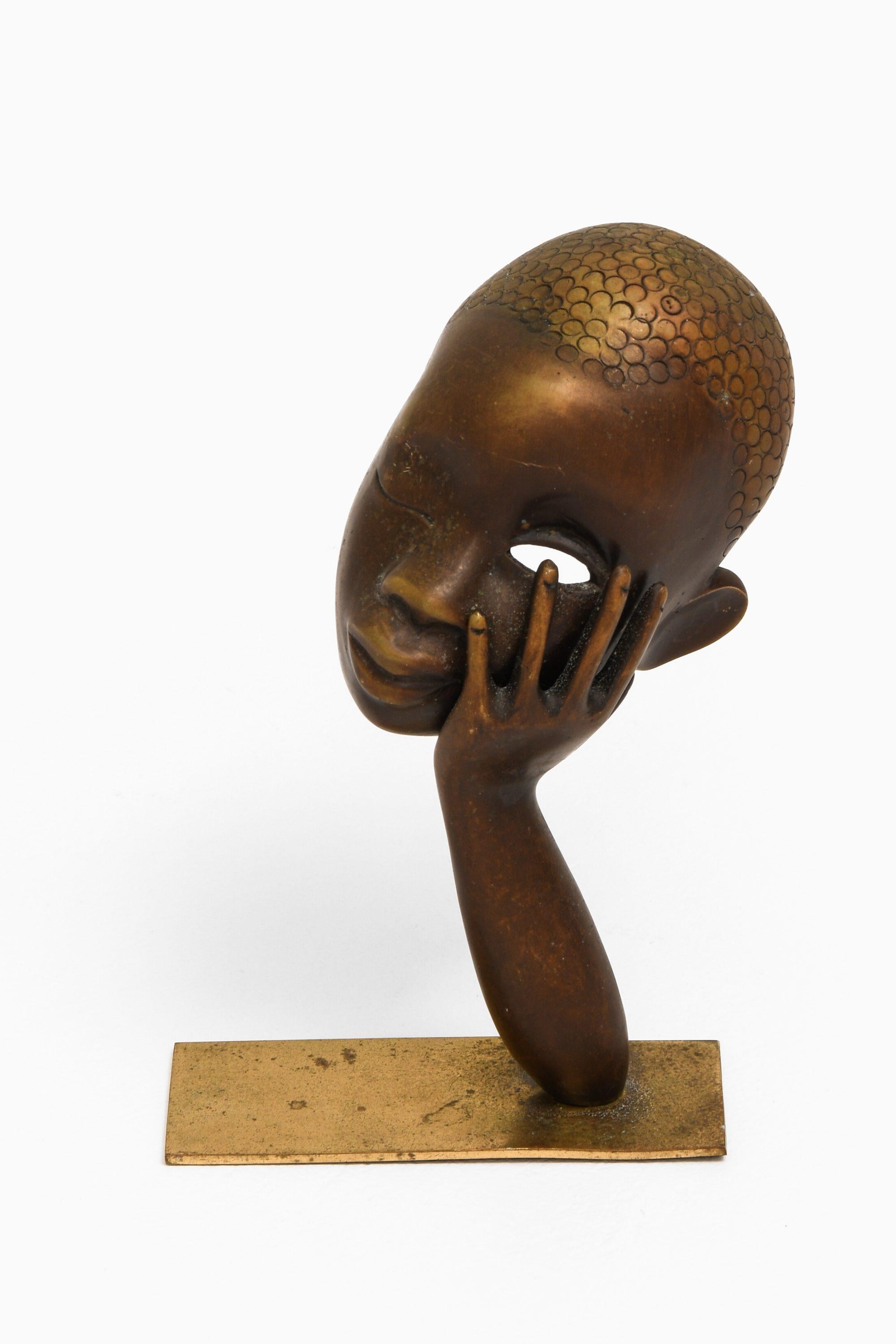 Sculpture in Brass by Karl Hagenauer, 1950's

Additional Information:
Material: Brass
Style: Mid century, Scandinavian
Produced by Werkstätte Hagenauer Wien in Austria
Dimensions (W x D x H): 40 x 40 x 4 cm
Condition: Good vintage condition, with