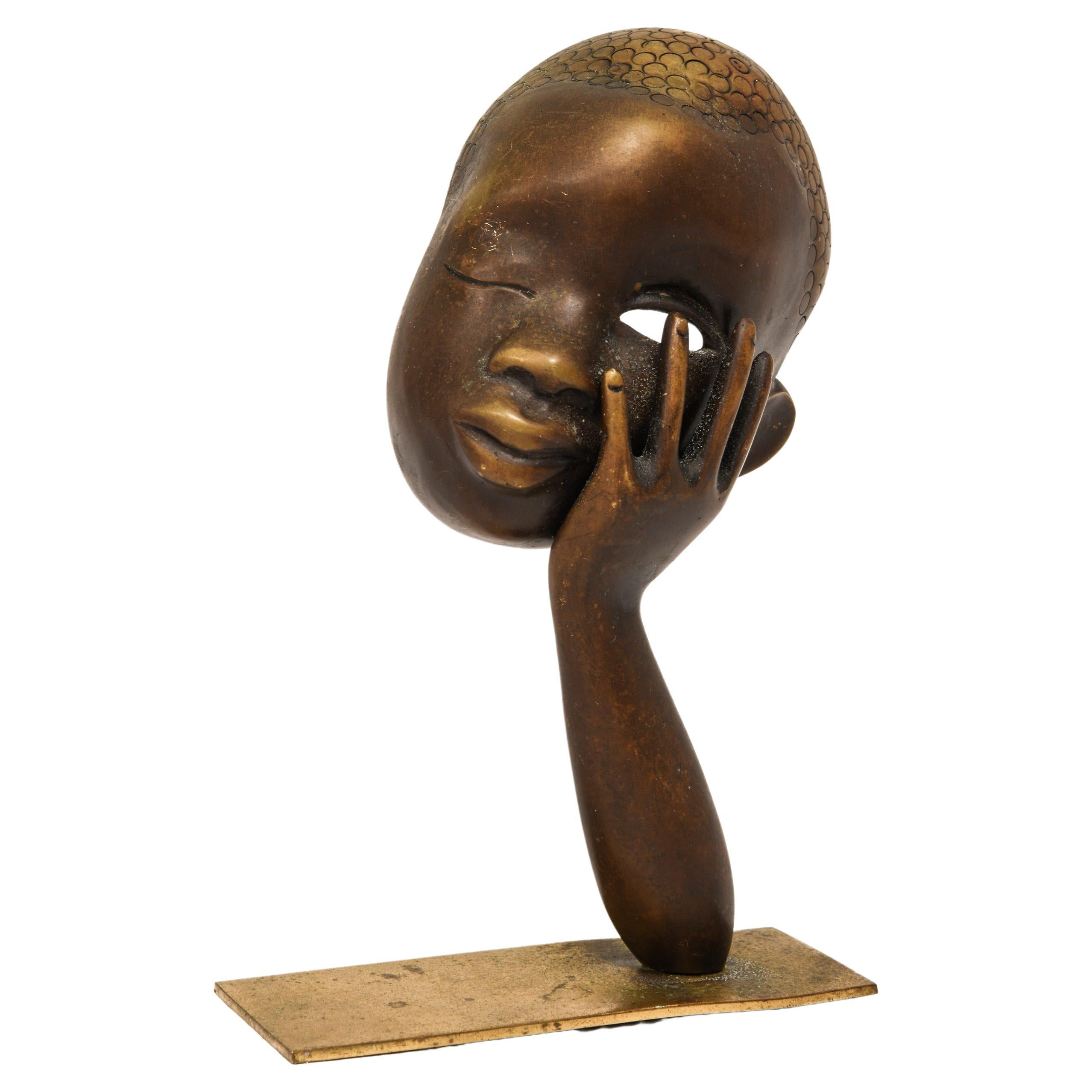 Sculpture in Brass by Karl Hagenauer, 1950's