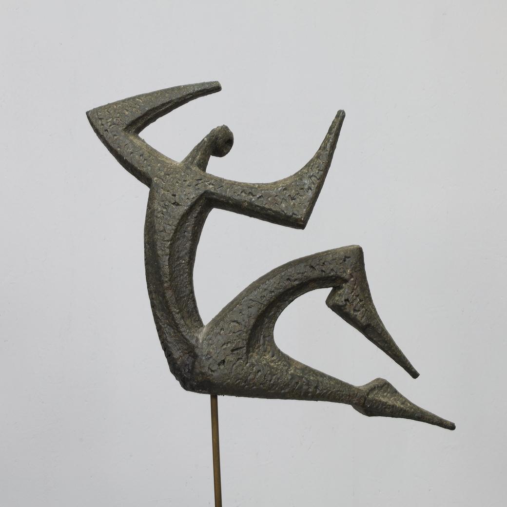 Late 20th Century Sculpture in Bronze by Joop Puntman, 1970s For Sale