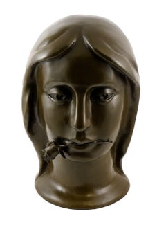 Sculpture in Bronze, Head of a women