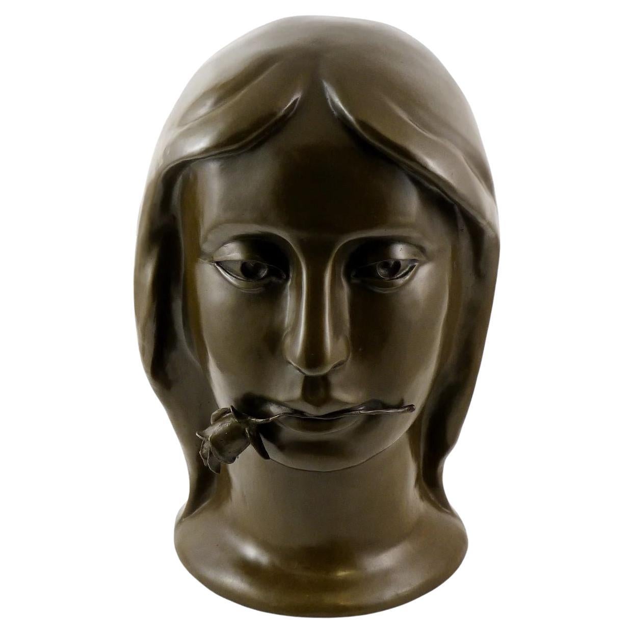 Scultura in bronzo, Testa di donna
