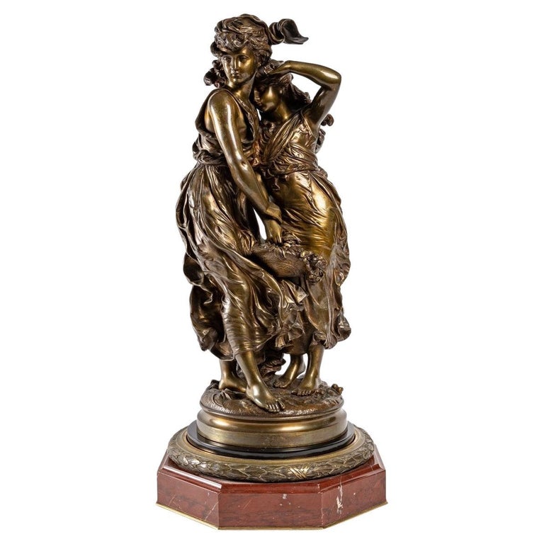 Sculpture in Bronze Hippolyte François Moreau For Sale at 1stDibs