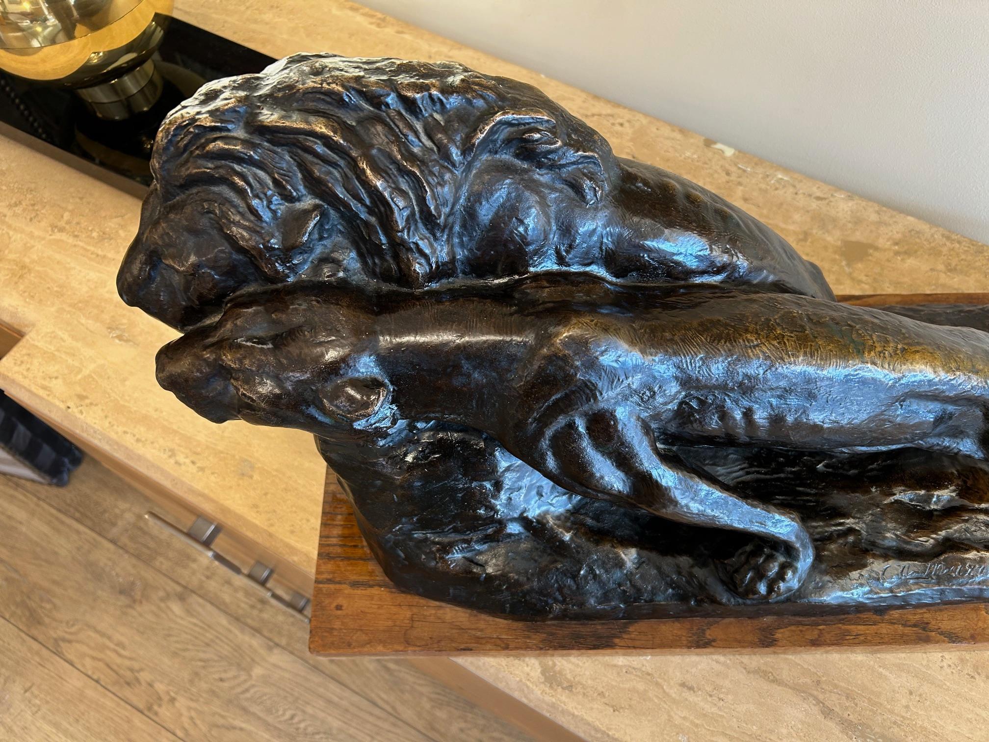 Scultura in bronzo, firmata Mazzei, art deco in vendita 2