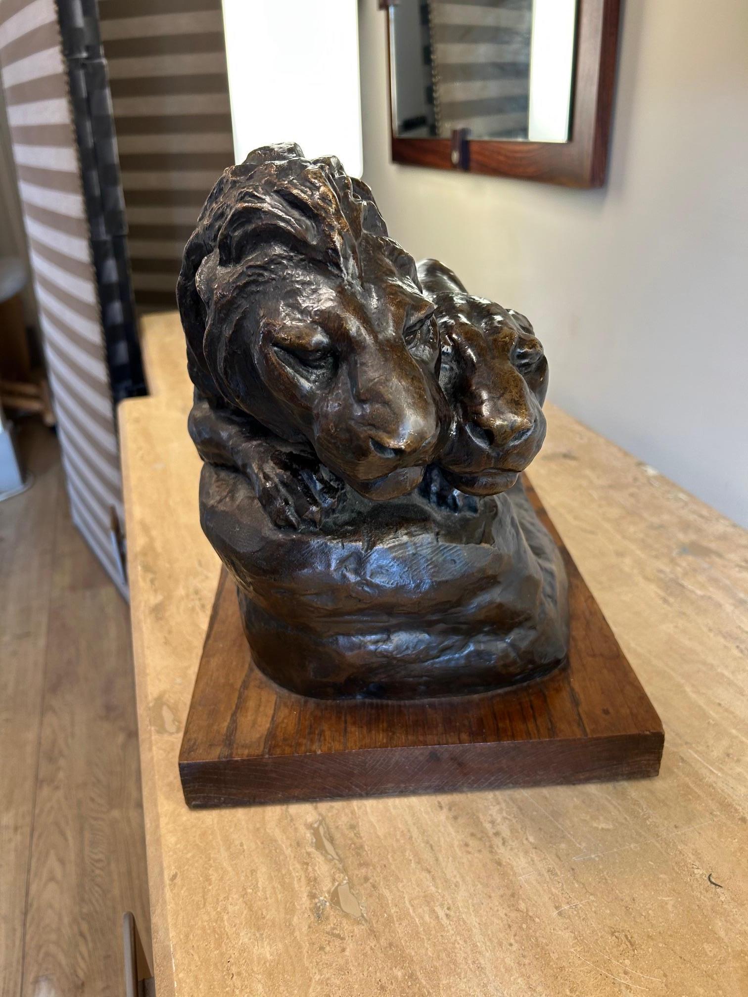 Scultura in bronzo, firmata Mazzei, art deco in vendita 5
