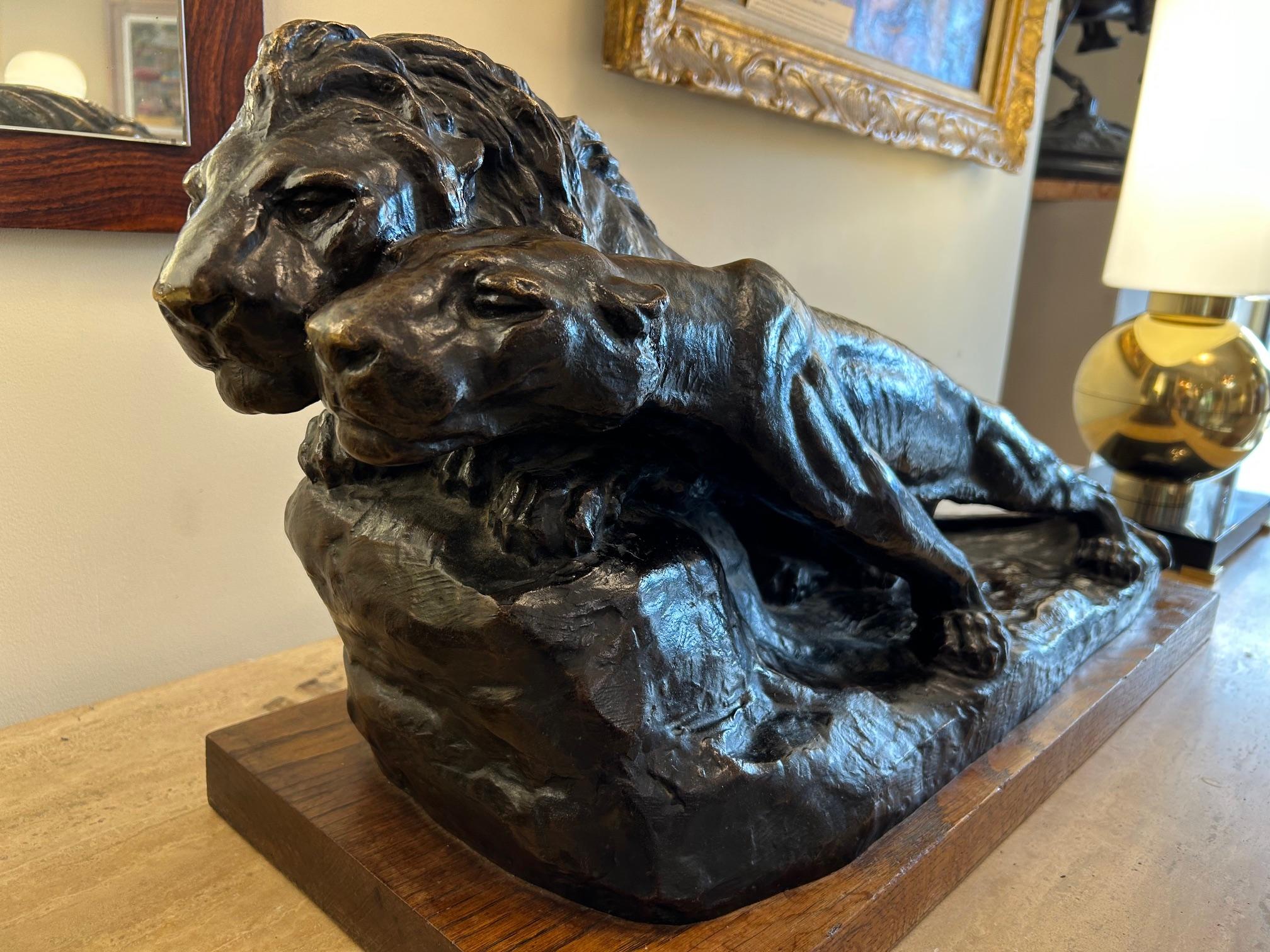 Italiano Scultura in bronzo, firmata Mazzei, art deco in vendita