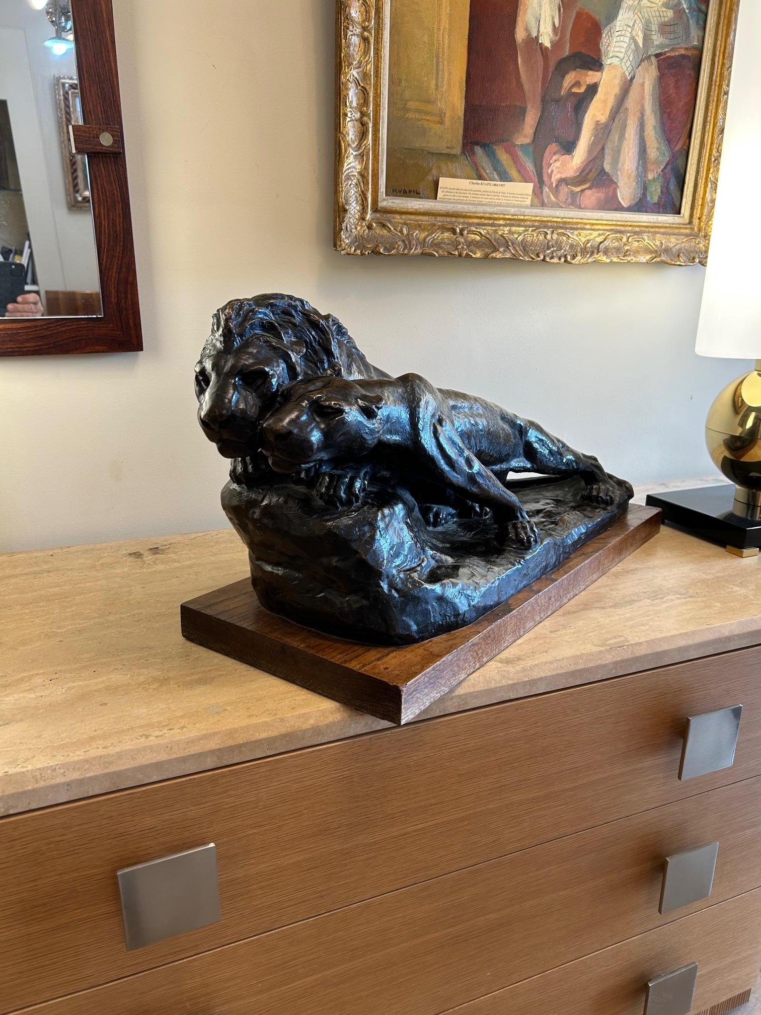 Bronzo Scultura in bronzo, firmata Mazzei, art deco in vendita