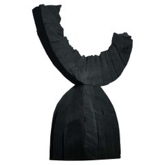 Sculpture in Burnt Wood 'Ofrenda I' by Carmworks