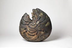 Sculpture in Glazed and Engobed Stoneware, Jean-Pierre Bonardot, circa 2005-2010