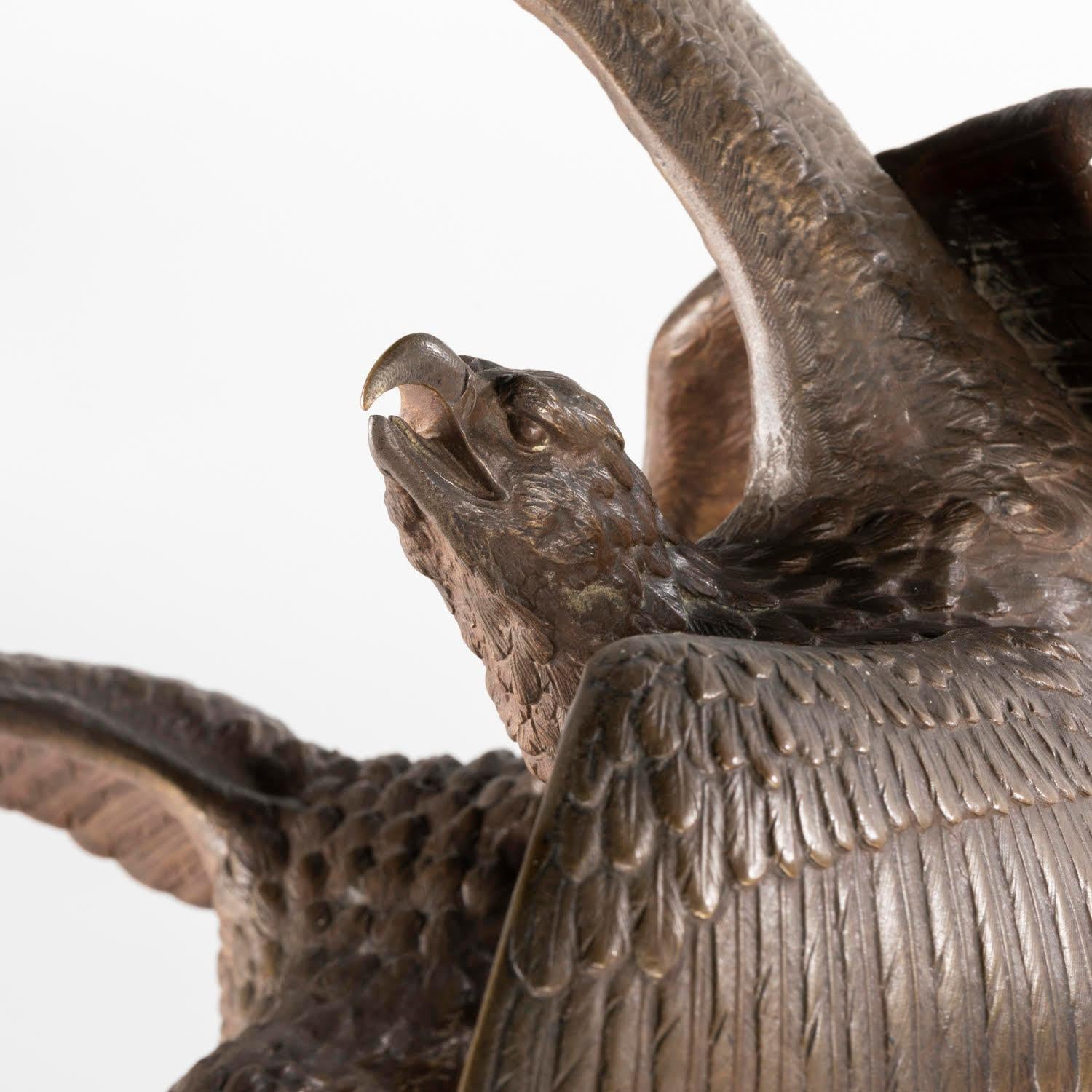 Sculpture in Patinated Bronze by Christophe Fratin, Napoleon III Period. For Sale 1