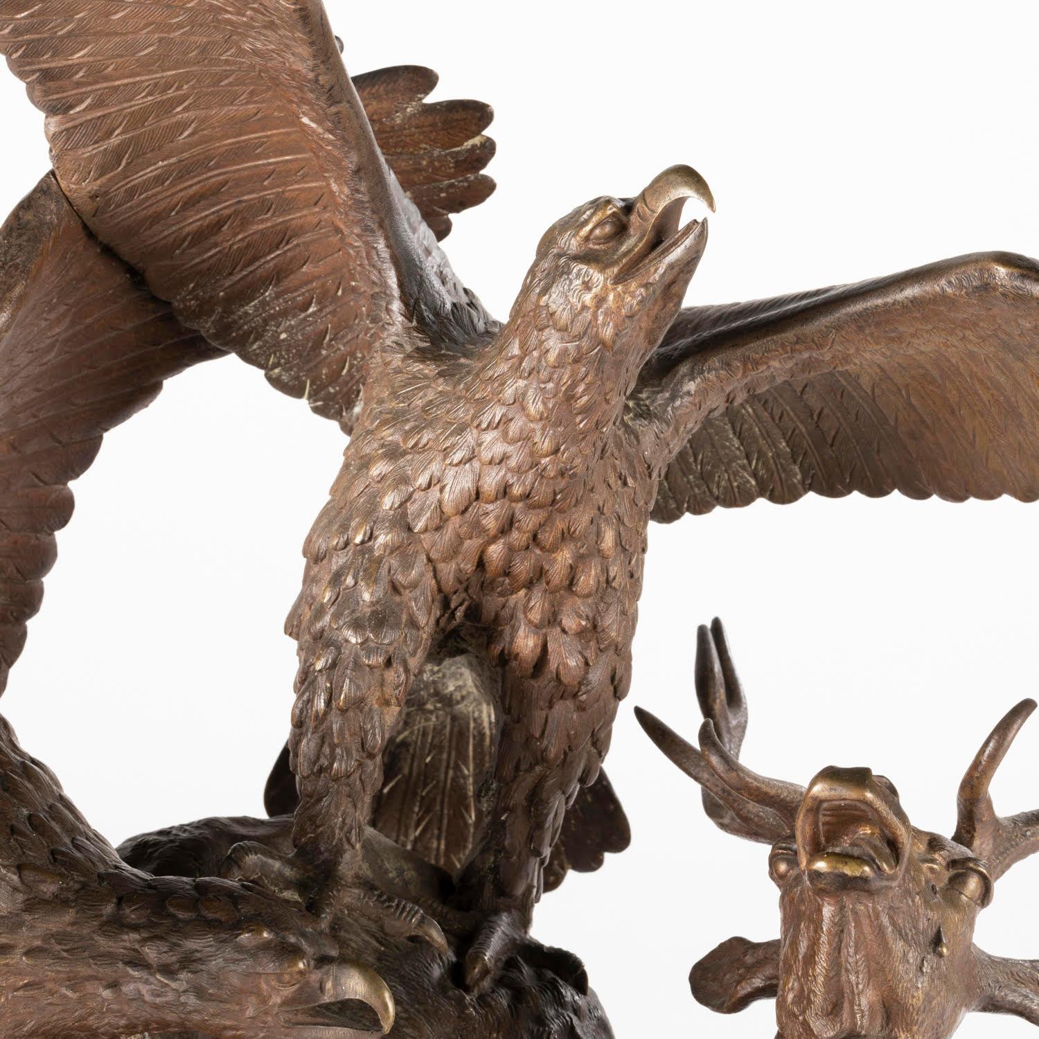 Sculpture in Patinated Bronze by Christophe Fratin, Napoleon III Period. For Sale 4