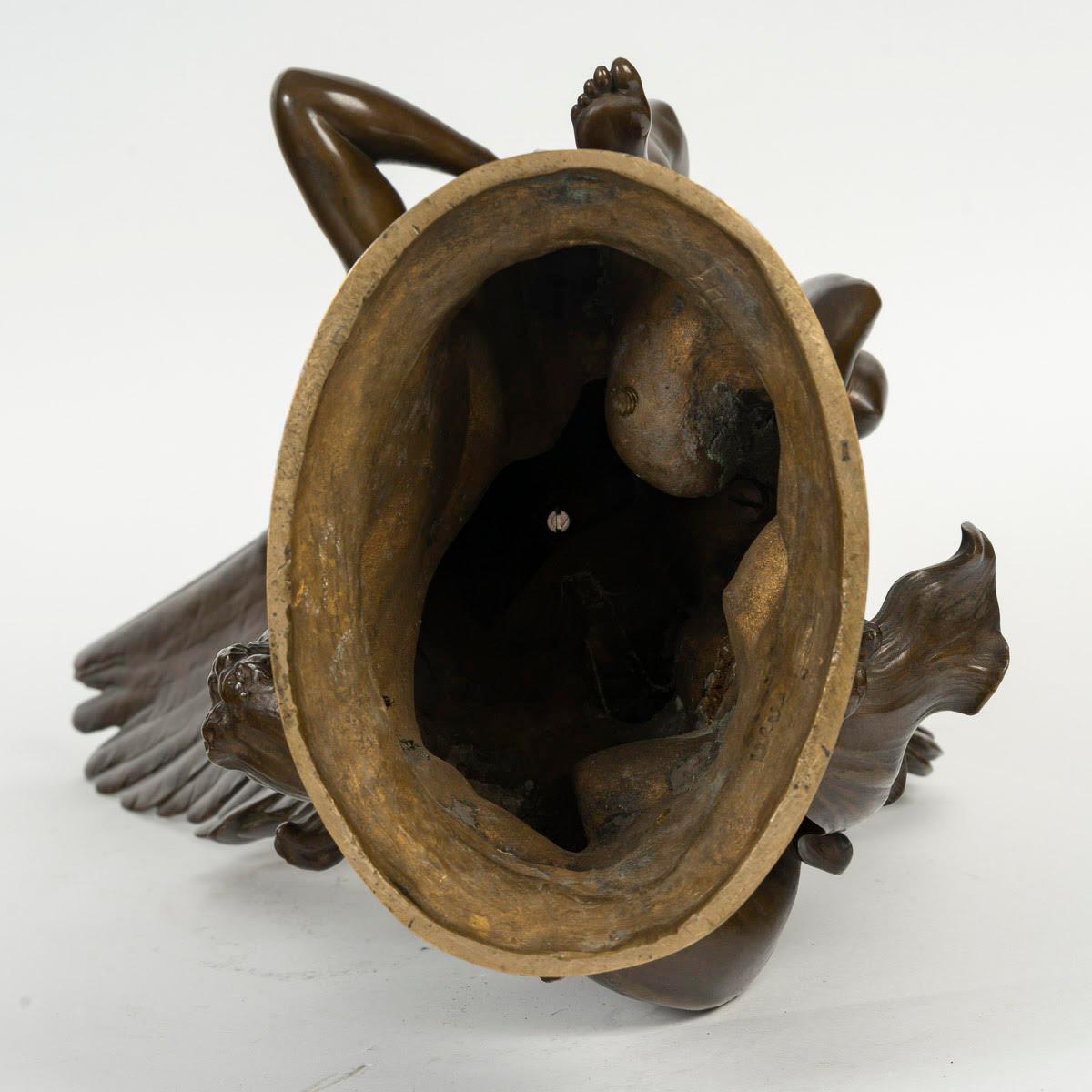 Scultura in bronzo patinato di Ferdinand Barbedienne, XIX secolo. in vendita 5