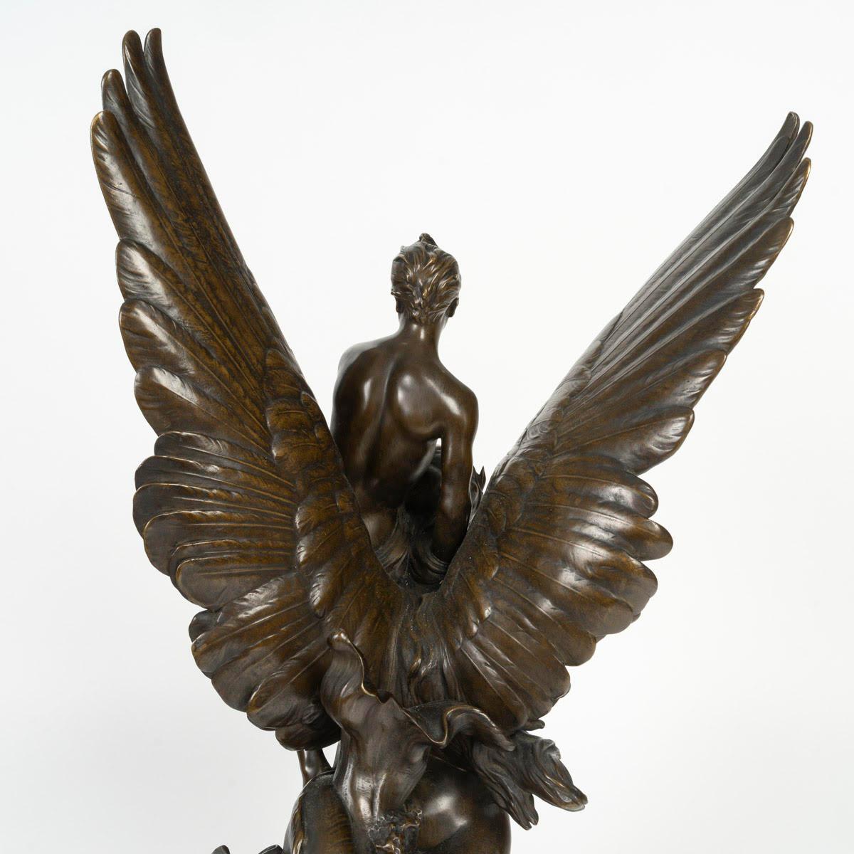 Scultura in bronzo patinato di Ferdinand Barbedienne, XIX secolo. in vendita 2