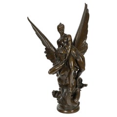 Escultura de bronce patinado de Ferdinand Barbedienne, siglo XIX.