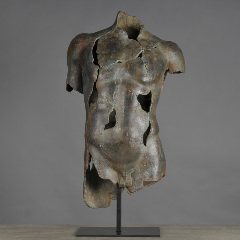 Skulptur aus Harz- und Marmor pulverbeschichtet, die Skulptur von Hermes. (Französisch) im Angebot