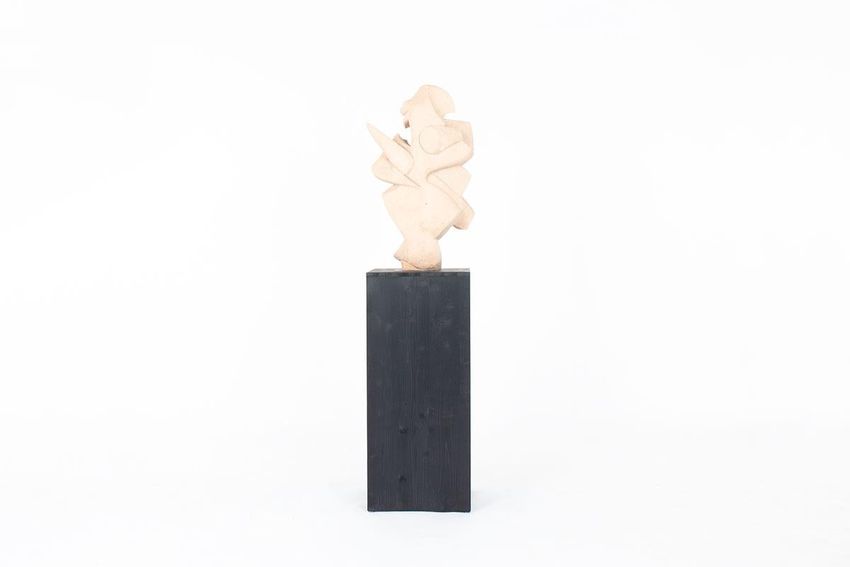 Scultura in pietra, anni '50 In condizioni buone in vendita a JASSANS-RIOTTIER, FR