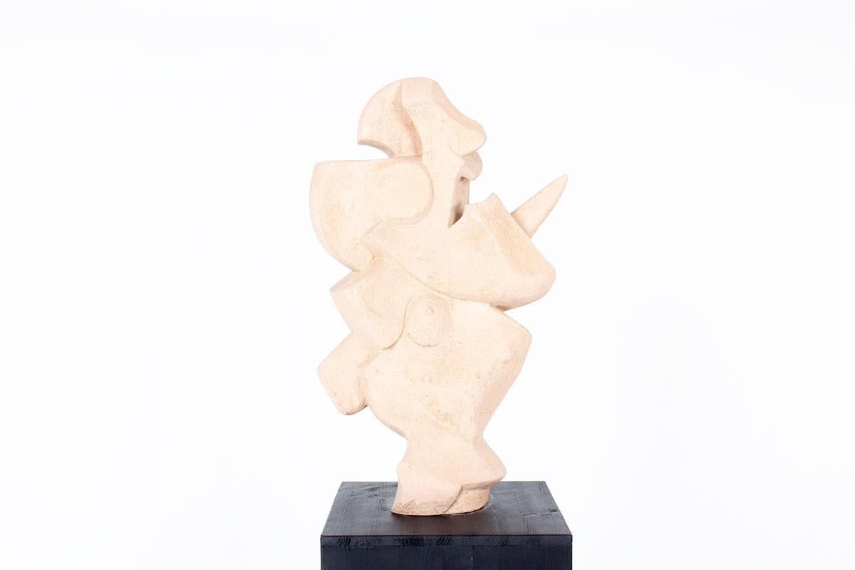 20th Century Sculpture in stone, 1950s For Sale