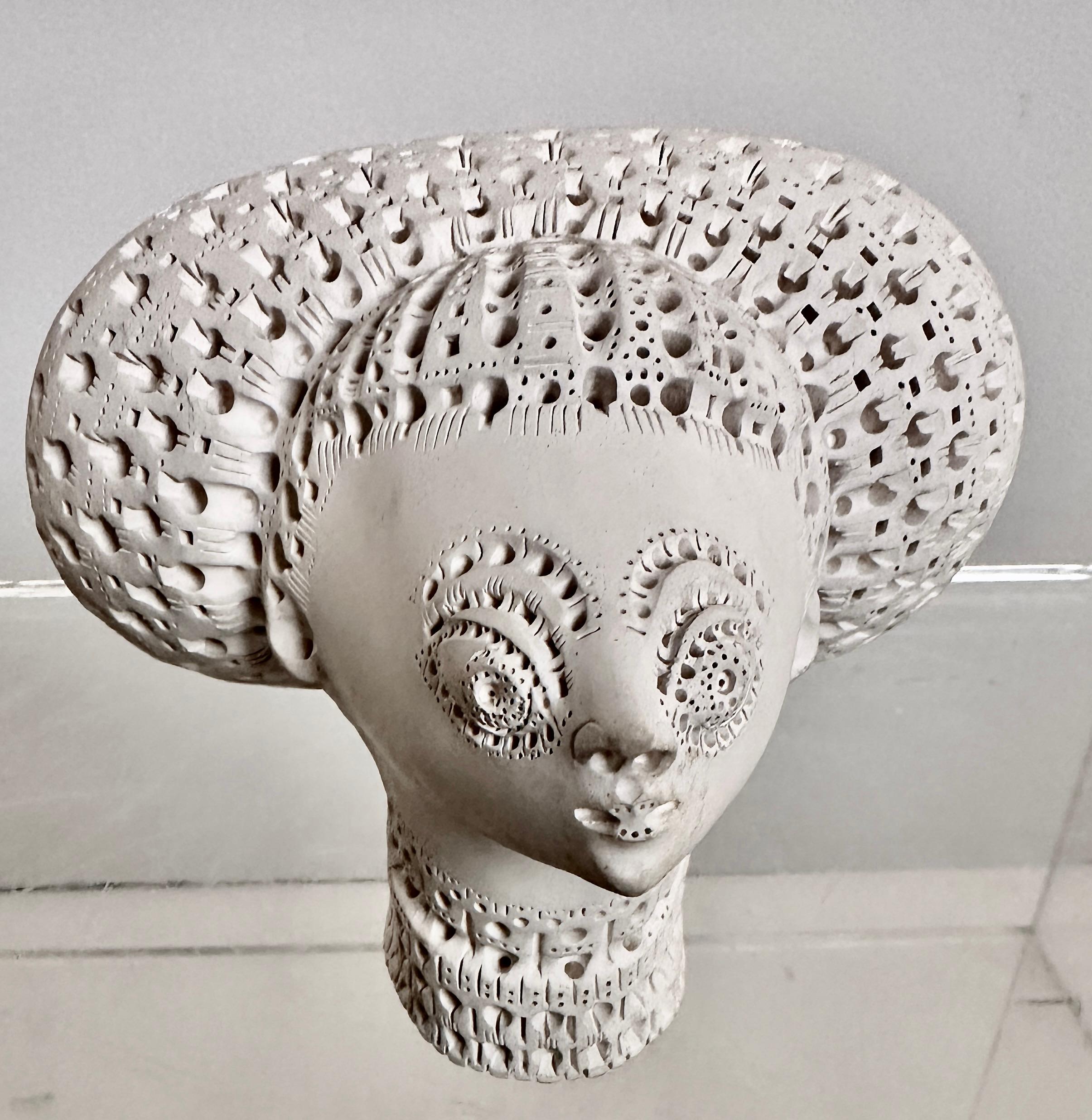 Late 20th Century Sculpture in Terracotta by Alexander Ney, c 1991 For Sale