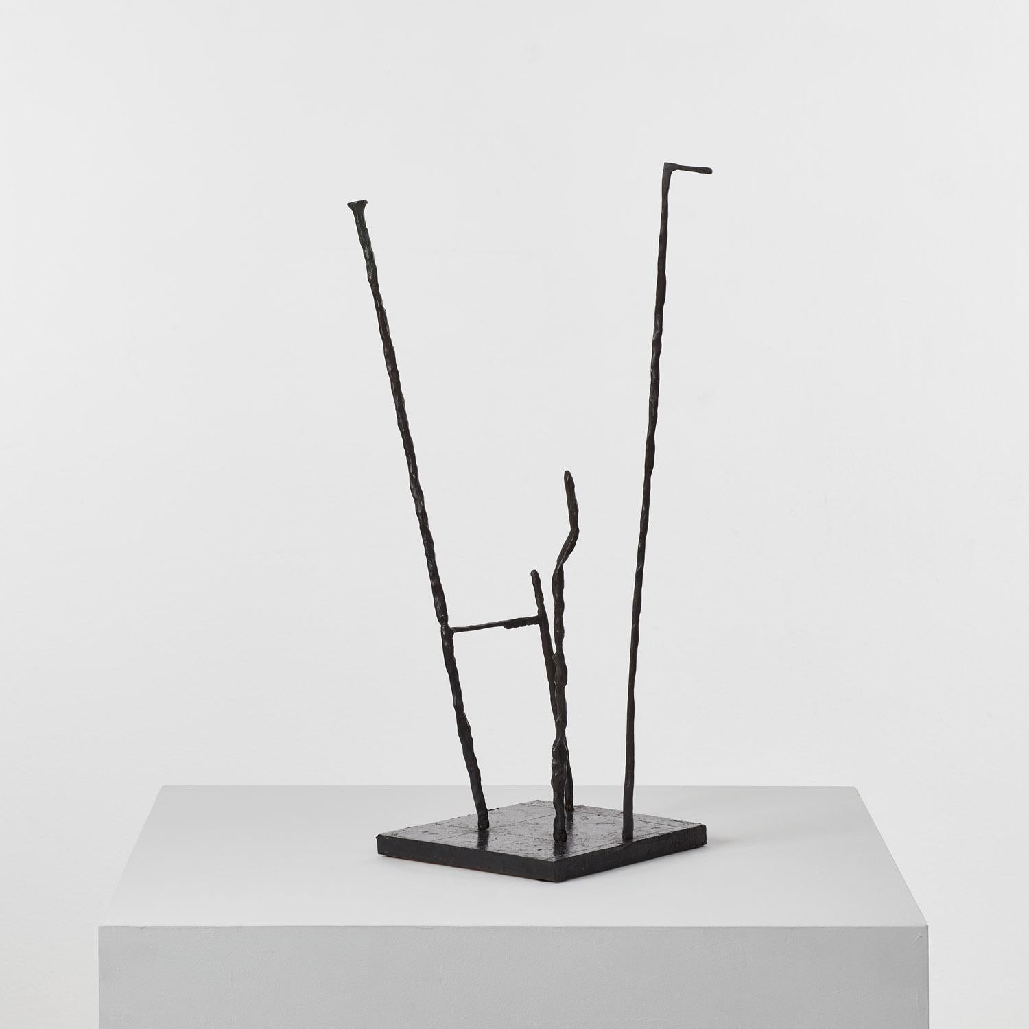 Sculpture in the manner of Alberto Giacometti by Dublin Art Foundry, 1987 In Excellent Condition For Sale In London, GB