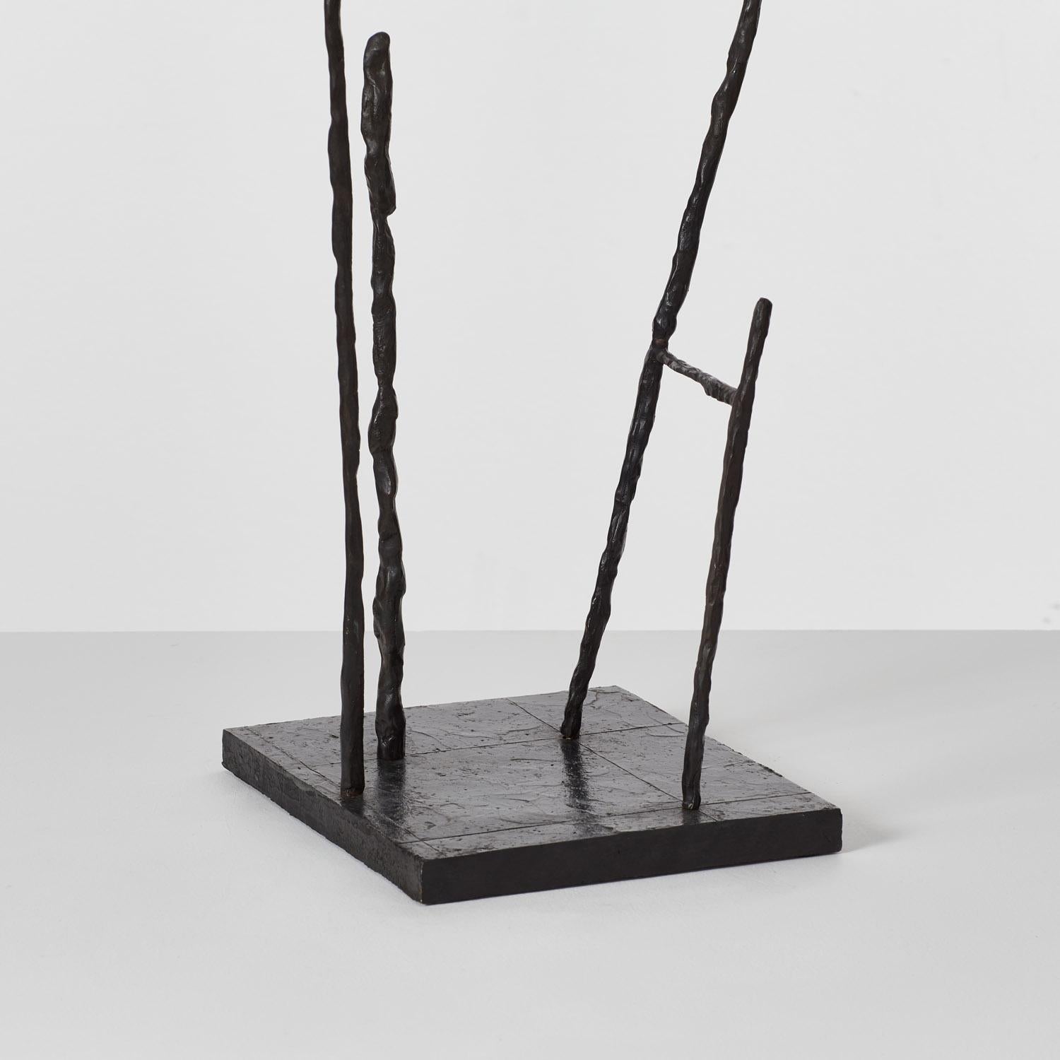 Bronze Sculpture in the manner of Alberto Giacometti by Dublin Art Foundry, 1987 For Sale