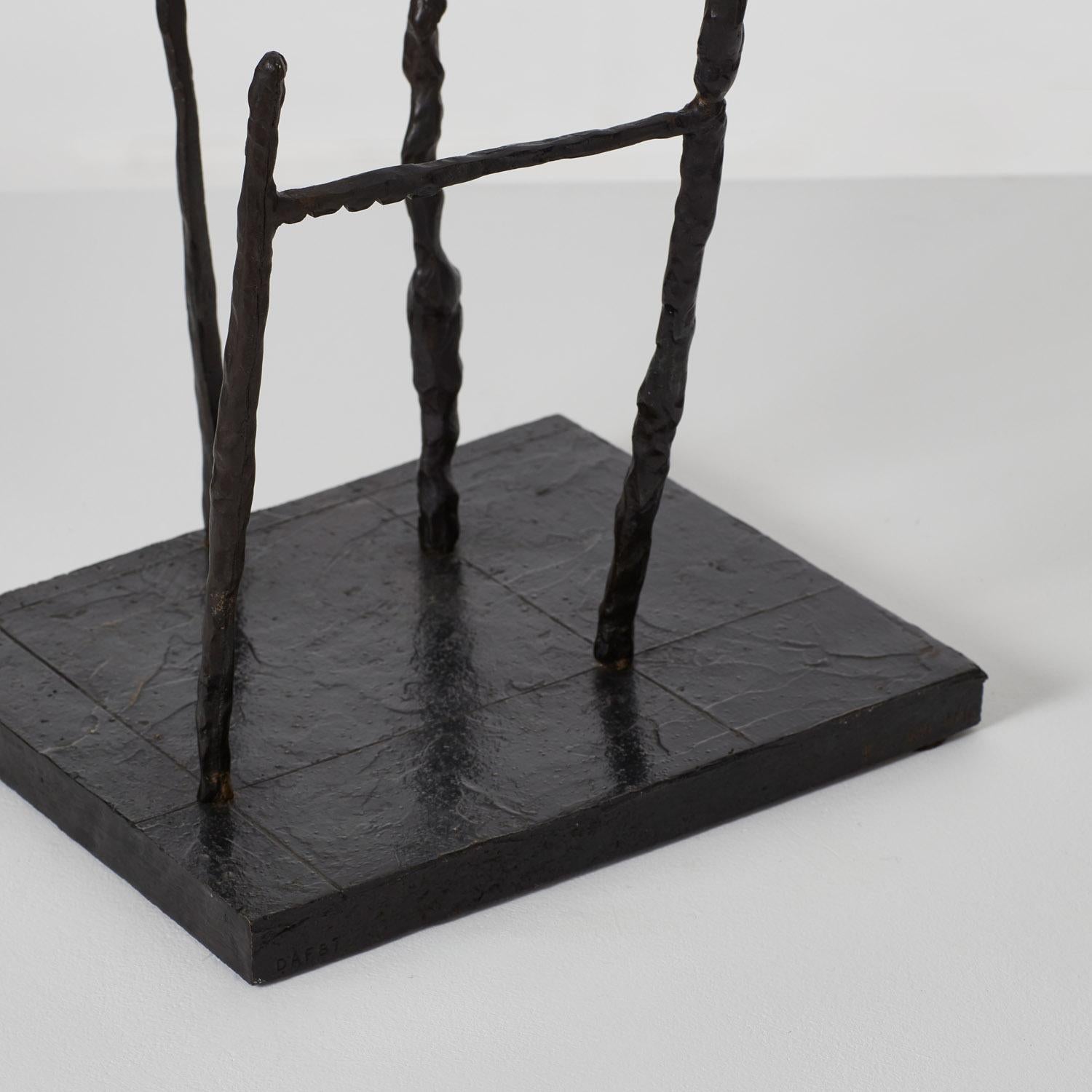 Sculpture in the manner of Alberto Giacometti by Dublin Art Foundry, 1987 For Sale 3