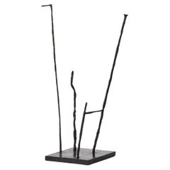 Sculpture in the manner of Alberto Giacometti by Dublin Art Foundry, 1987