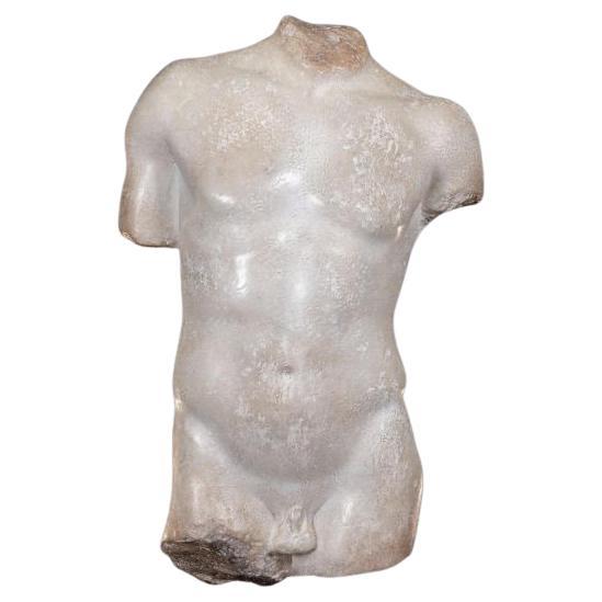Sculpture in the Taste of Antiquity, White Marble Patina, White Marble Effect.