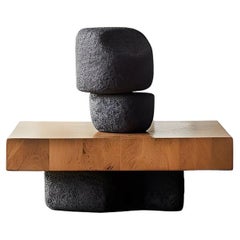 Sculpture-Inspired Unseen Force #28 Solid Wood Table by Joel Escalona, Decor Foc
