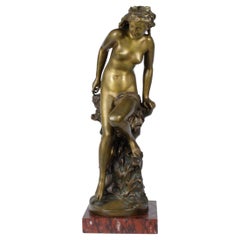 Antique Sculpture “La Frileuse” by Jean-Baptiste Carpeaux