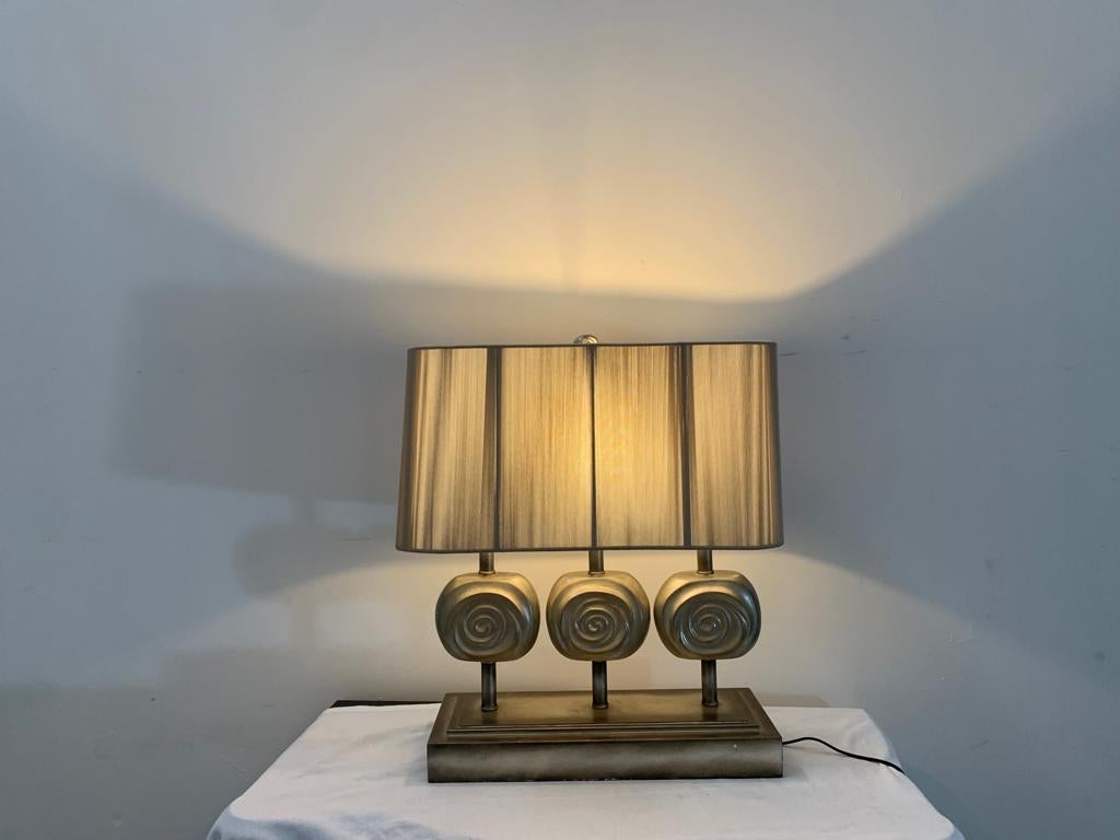 American Sculpture Lamp with Adjustable Philiform Elements, 1990s For Sale