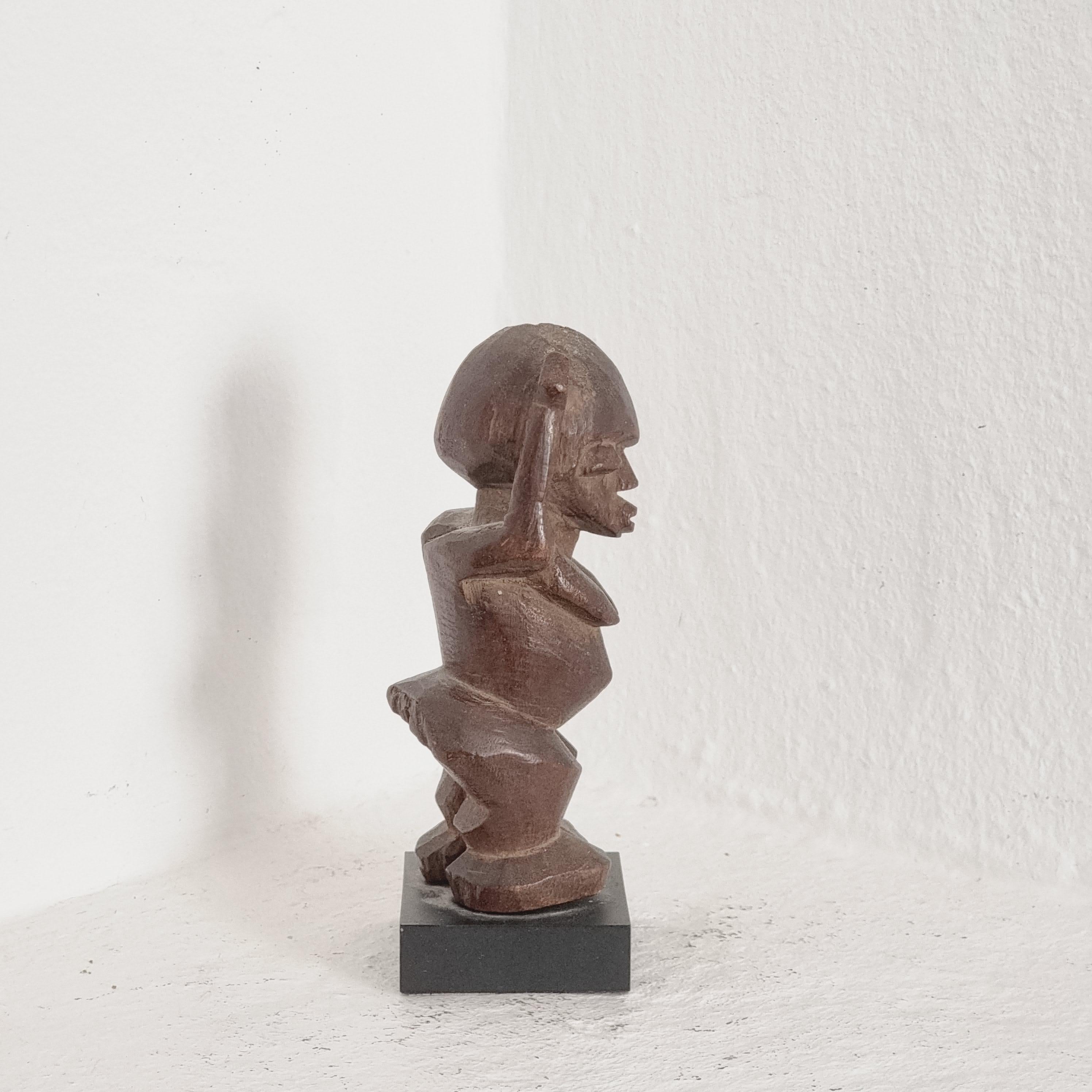 Tribal Sculpture, Lobi Male Figure, Burkina Faso, Mid/Late-1900s For Sale