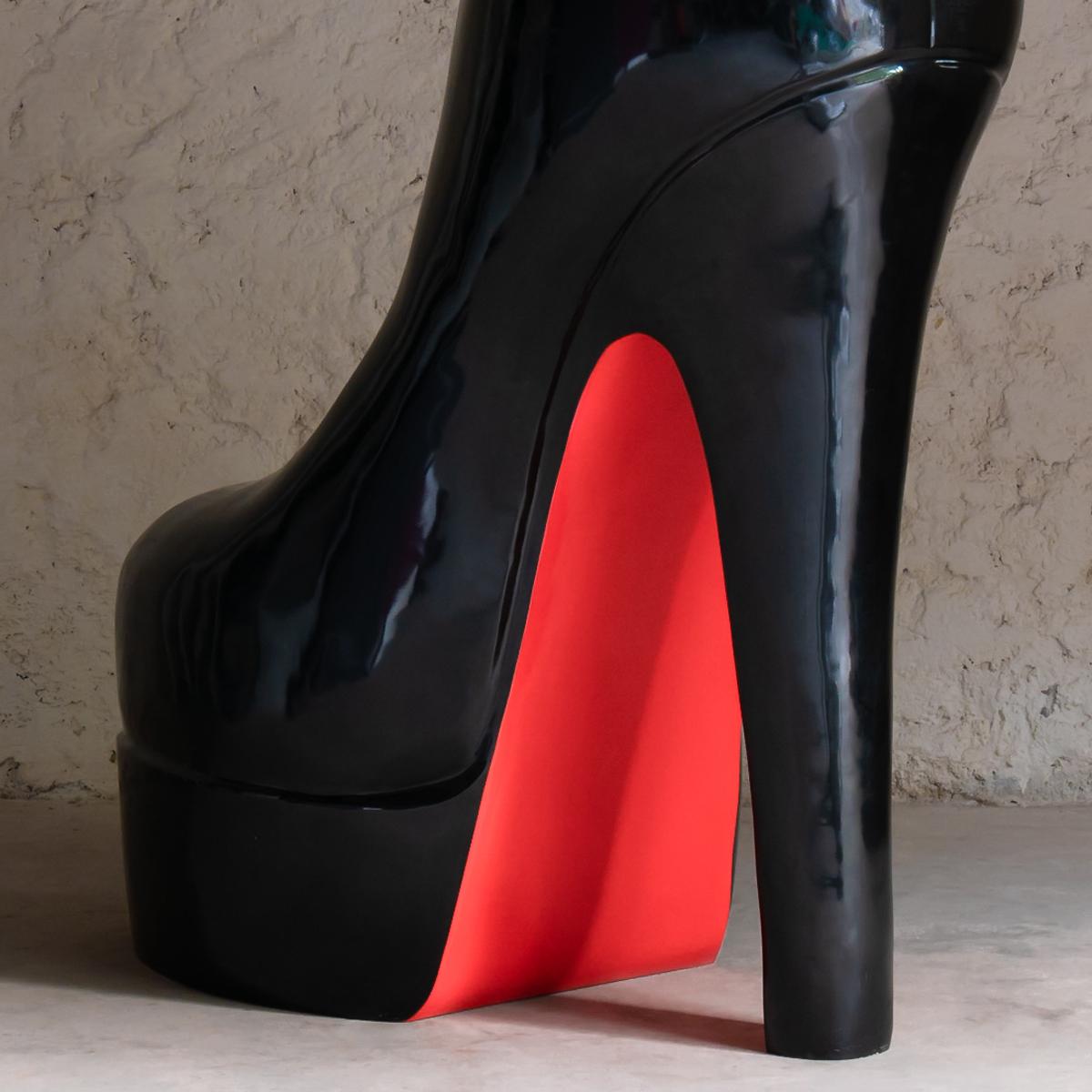 Sculpture Louboutin Black Shoe Limited Edition 2