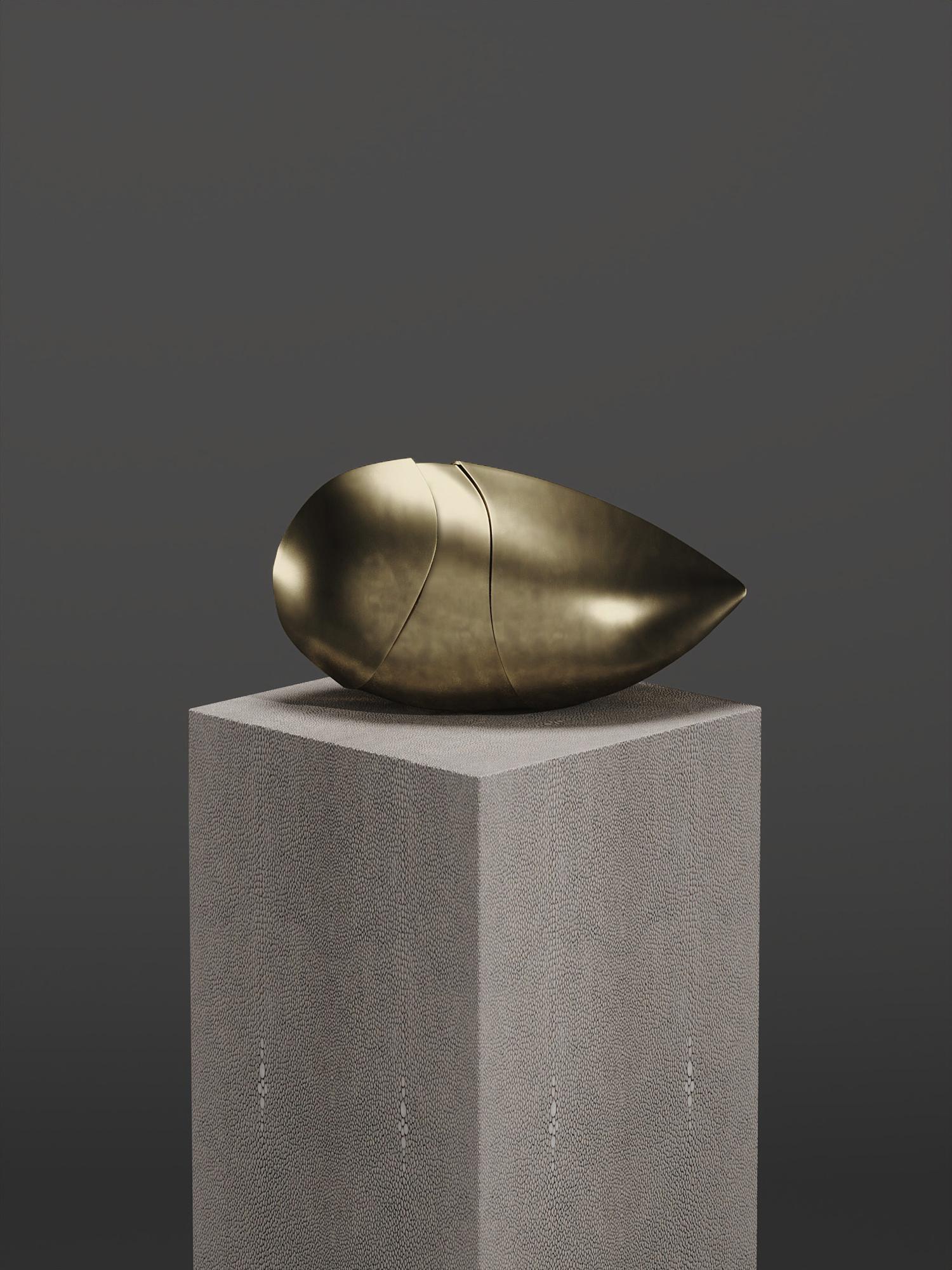 Sculpture réalisée en bronze-laiton patiné de Patrick Coard Paris en vente 3