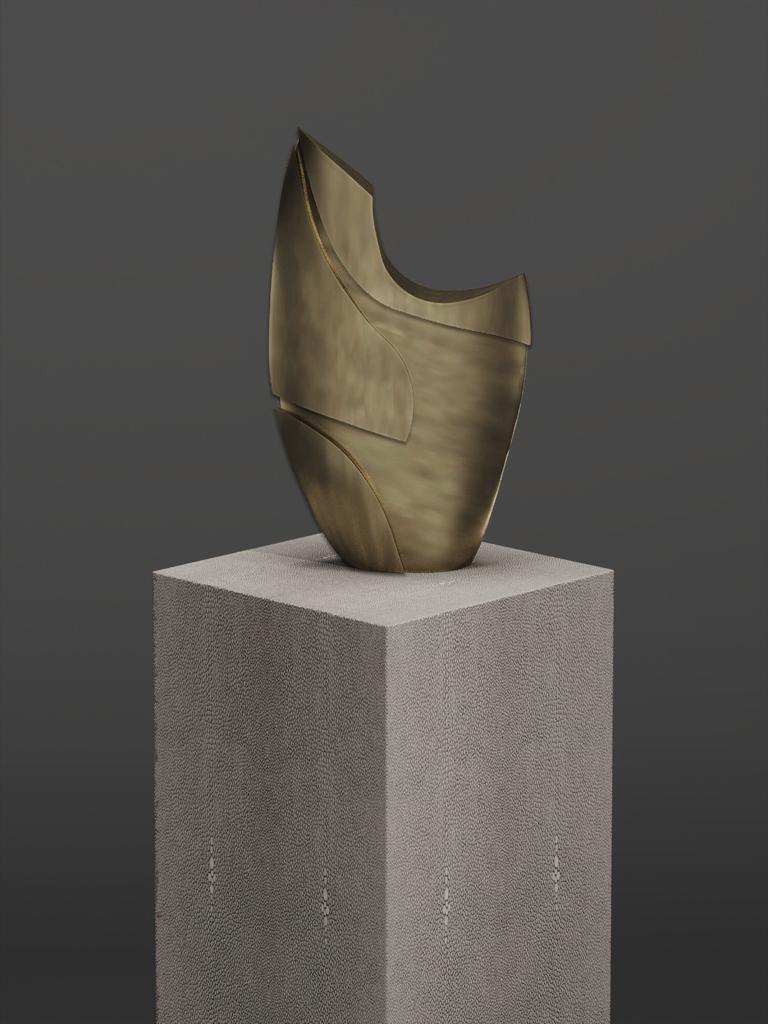 Escultura de Bronce-Patina de Patrick Coard París en venta 6