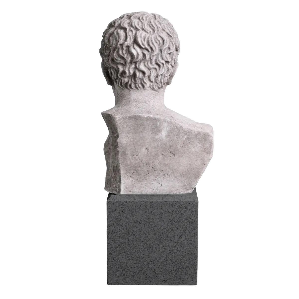 French Sculpture, Marble Bust of a Roman in the Taste of Antiquity. For Sale