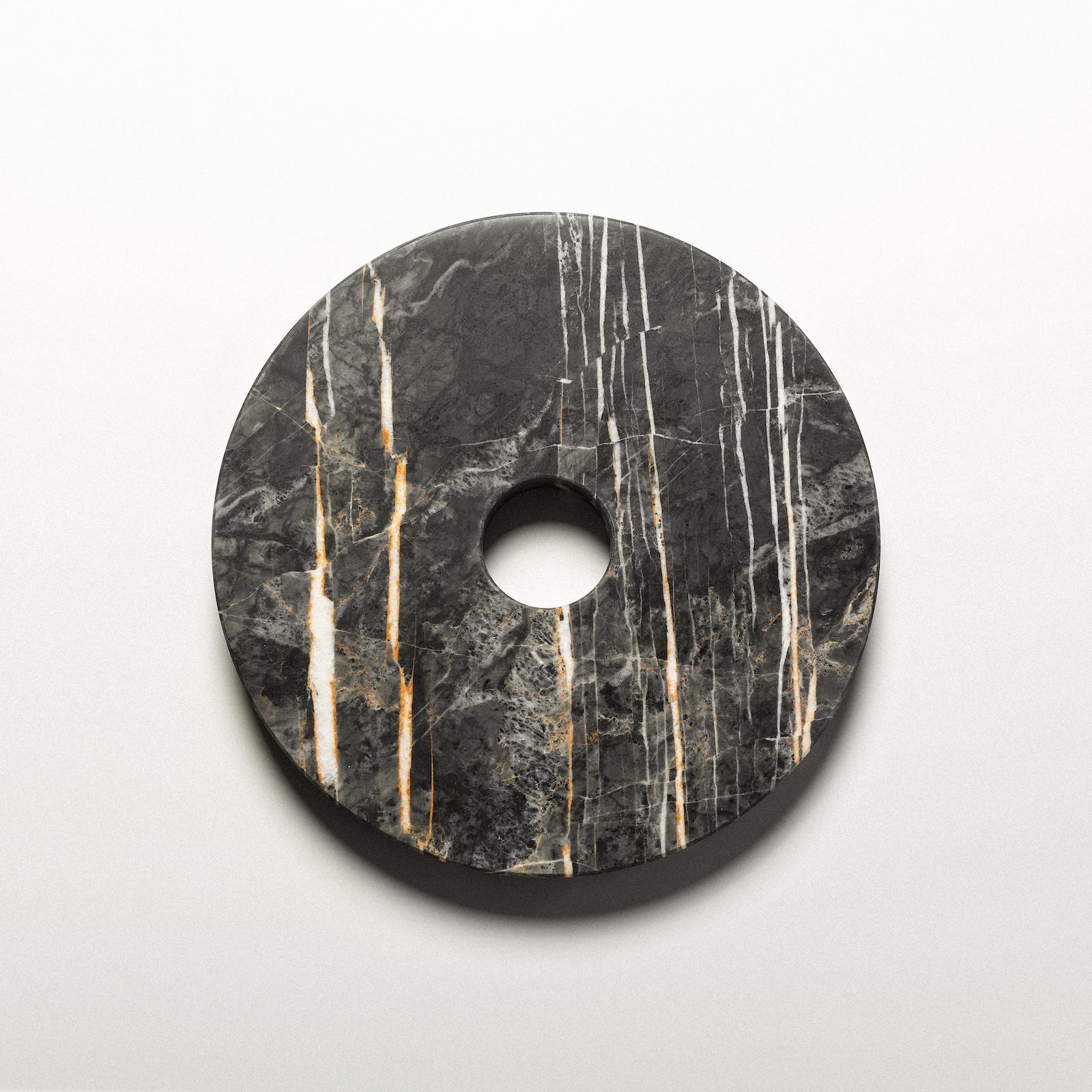 German Sculpture, Marble Wood Stainless Steel Acrylic Glass Latex Foam, by VAUST Studio For Sale