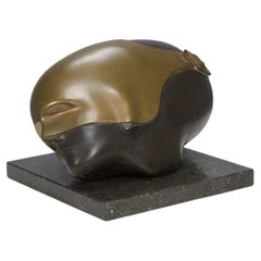 Sculpture Masked Face by Jos van Vreeswijk
