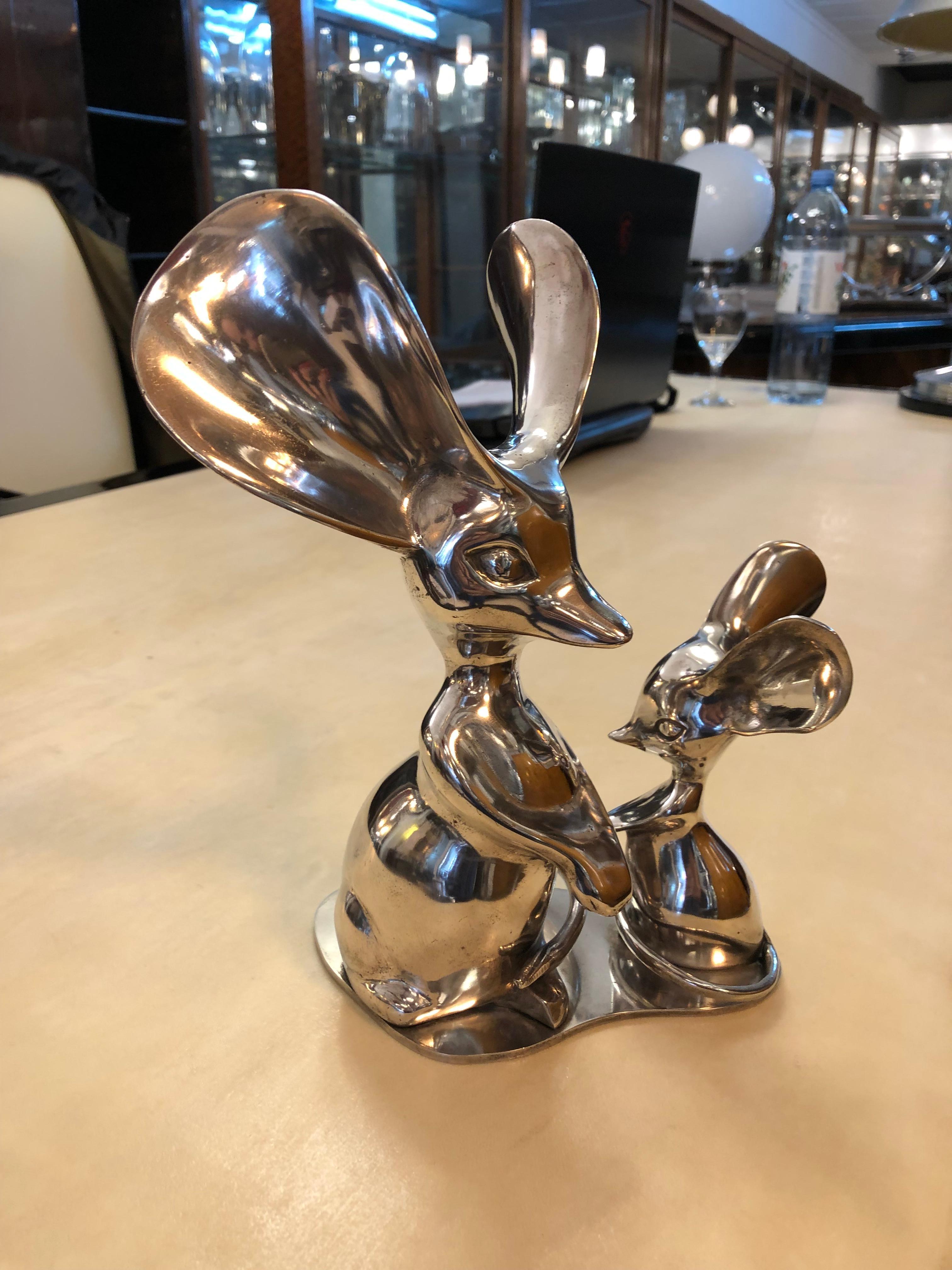 Mid-20th Century Sculpture Mice, Year: 1950, Made in Austria For Sale