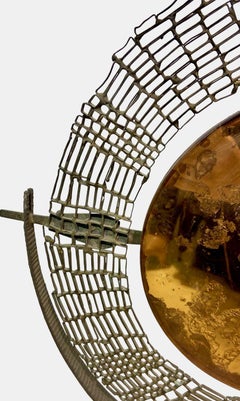 Brutalist Mirror Sculpture, Lorenzo Burchiellaro, 1954, for X Triennale, signed