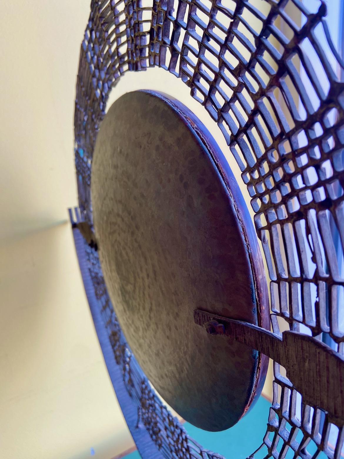 20th Century Brutalist Mirror Sculpture, Lorenzo Burchiellaro, 1954, for X Triennale, signed For Sale