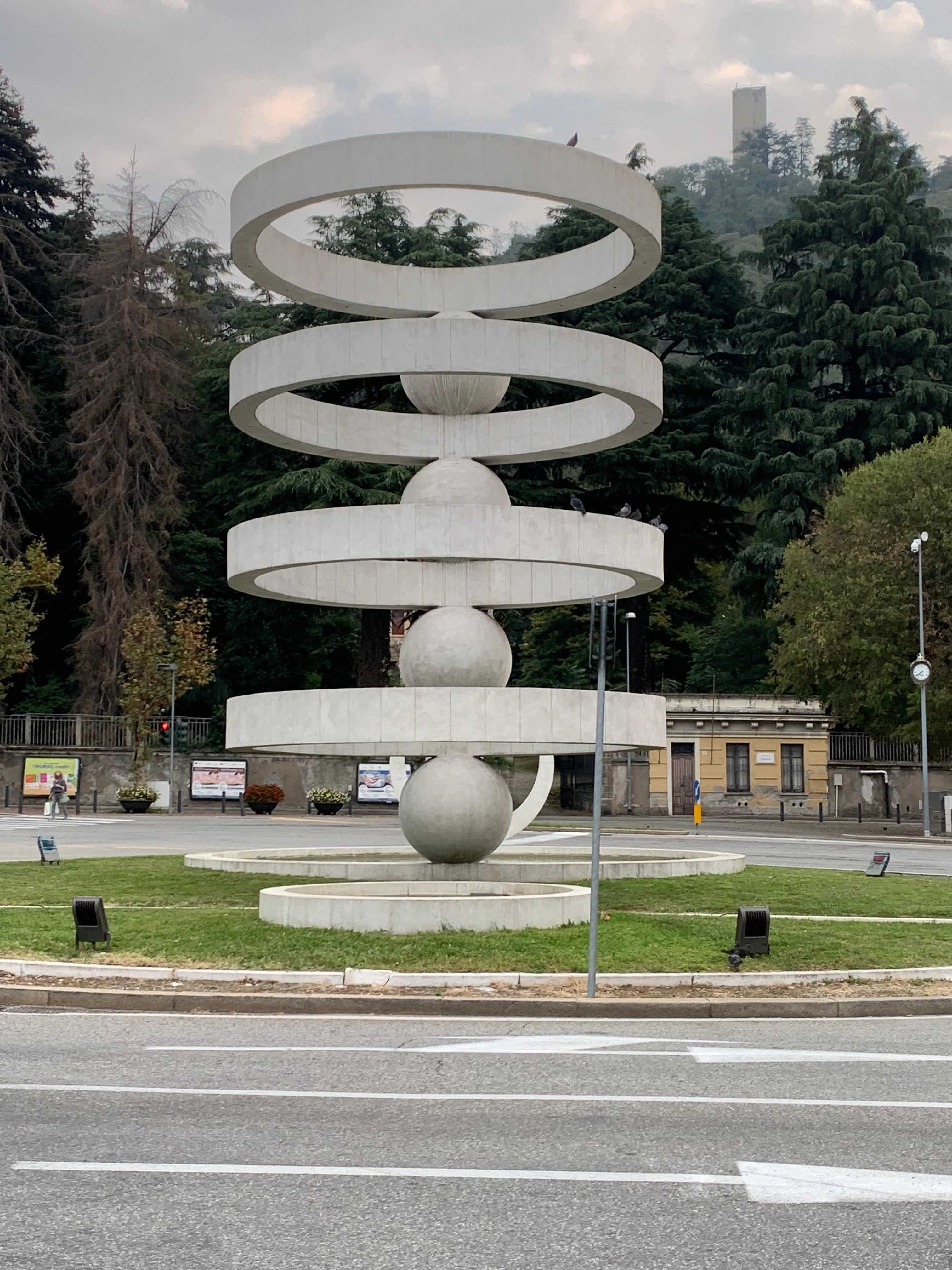 Sculpture model of the Rationalist fountain In Como by Cattaneo e Radice 1935 For Sale 6