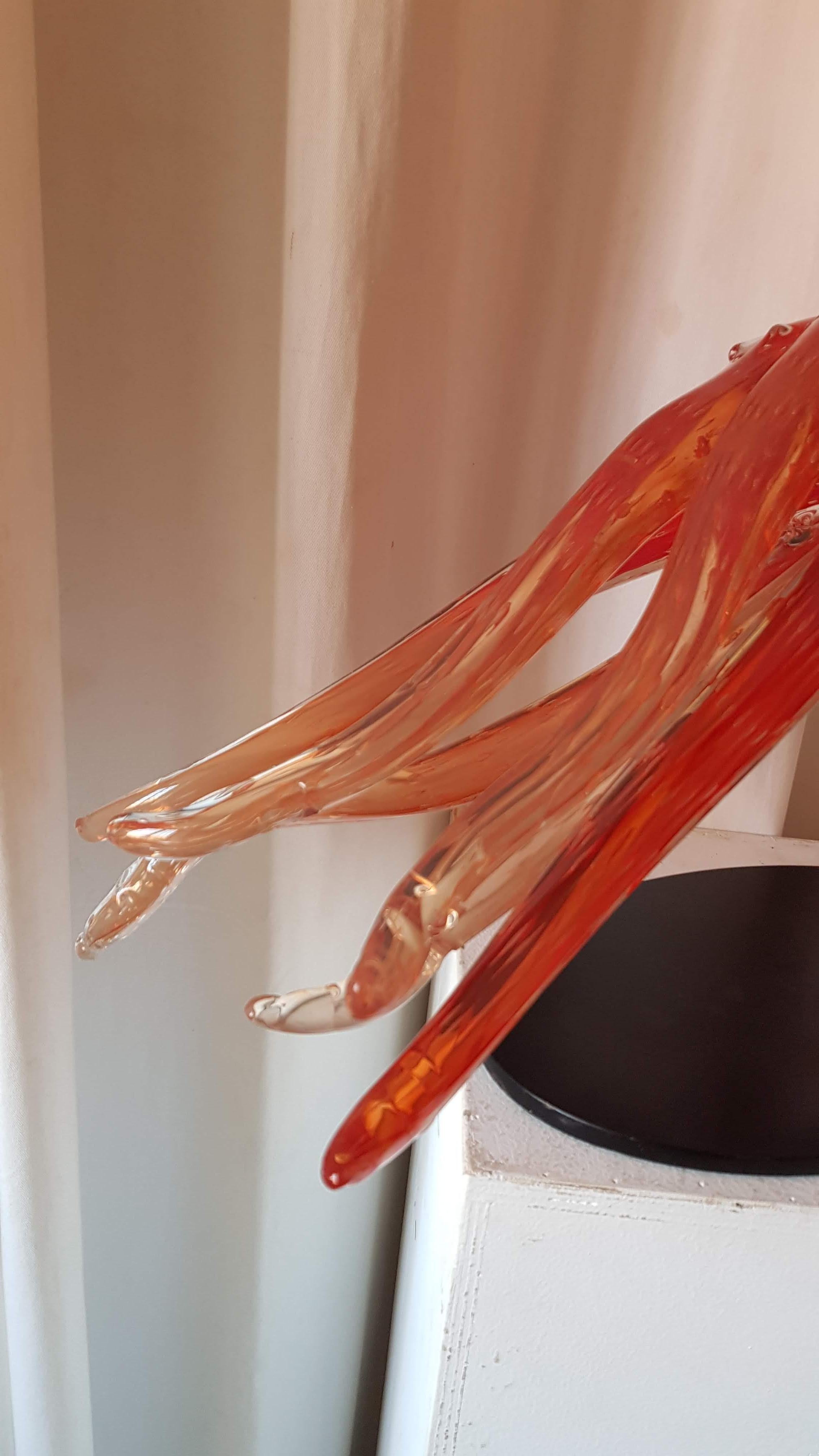 Modern Sculpture Murano Glass Irene Rezzonico For Sale