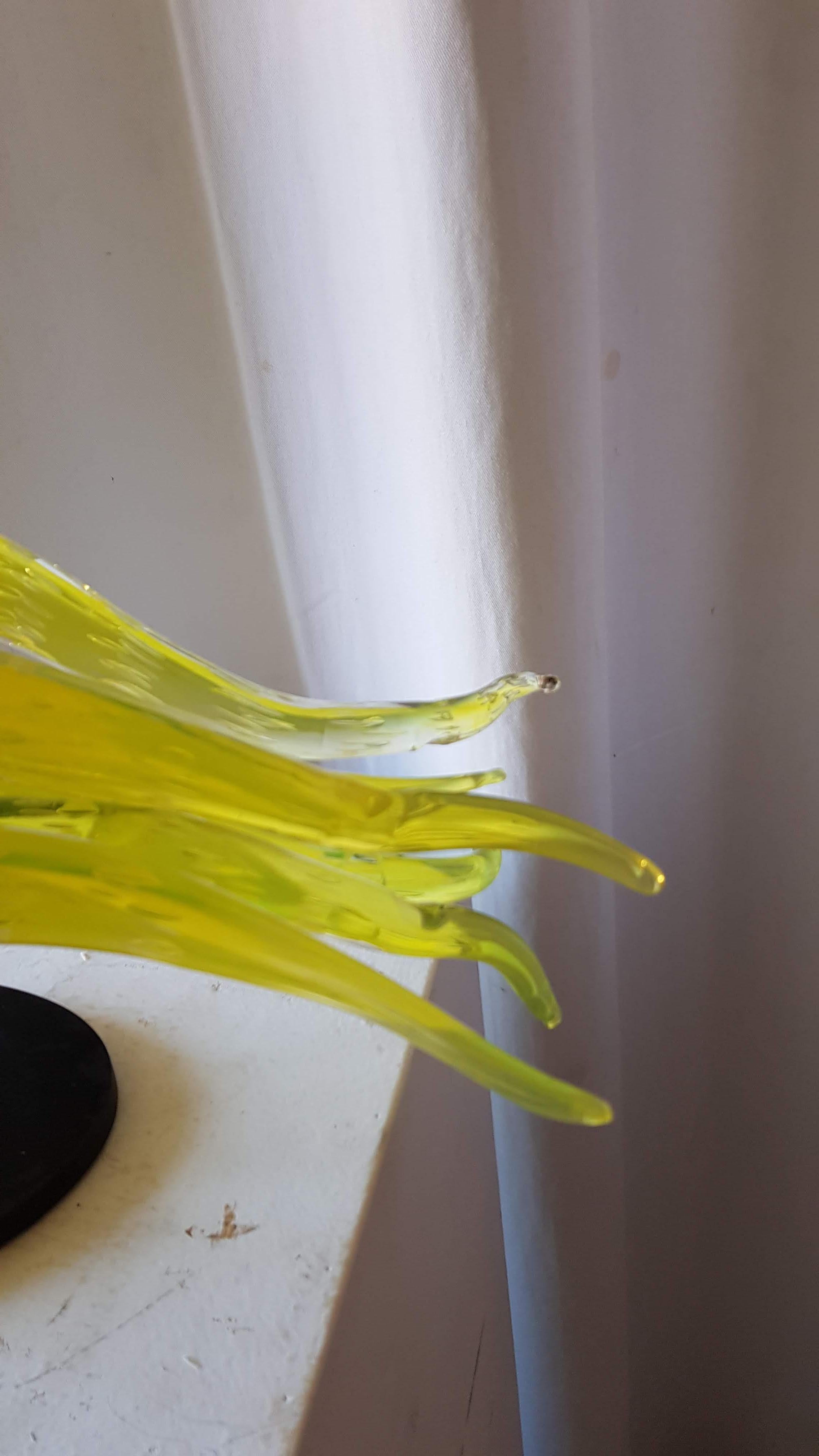 Moderne Sculpture Méduse en verre de Murano en vente