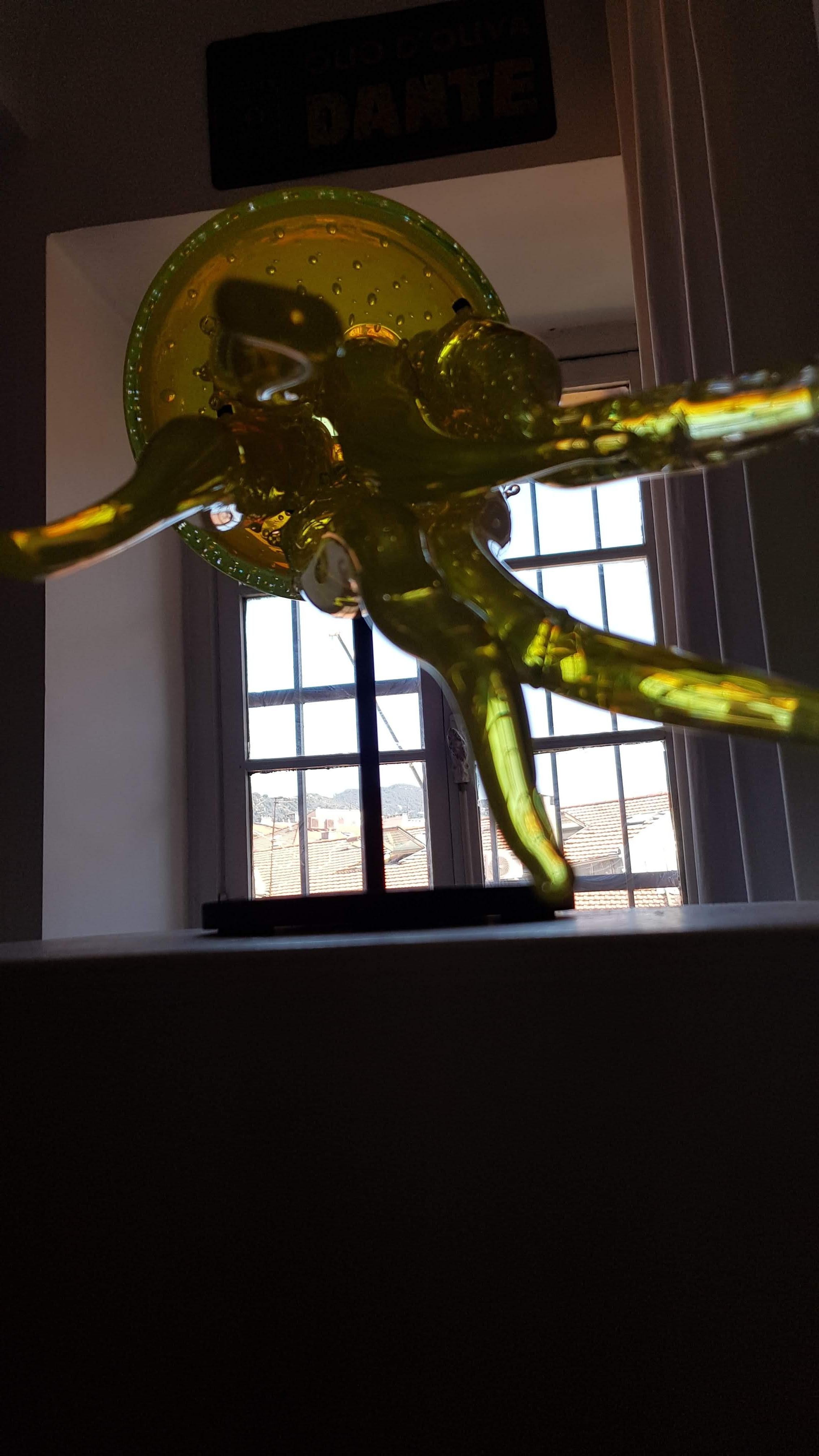 Contemporary Sculpture Murano Glass Medusa For Sale