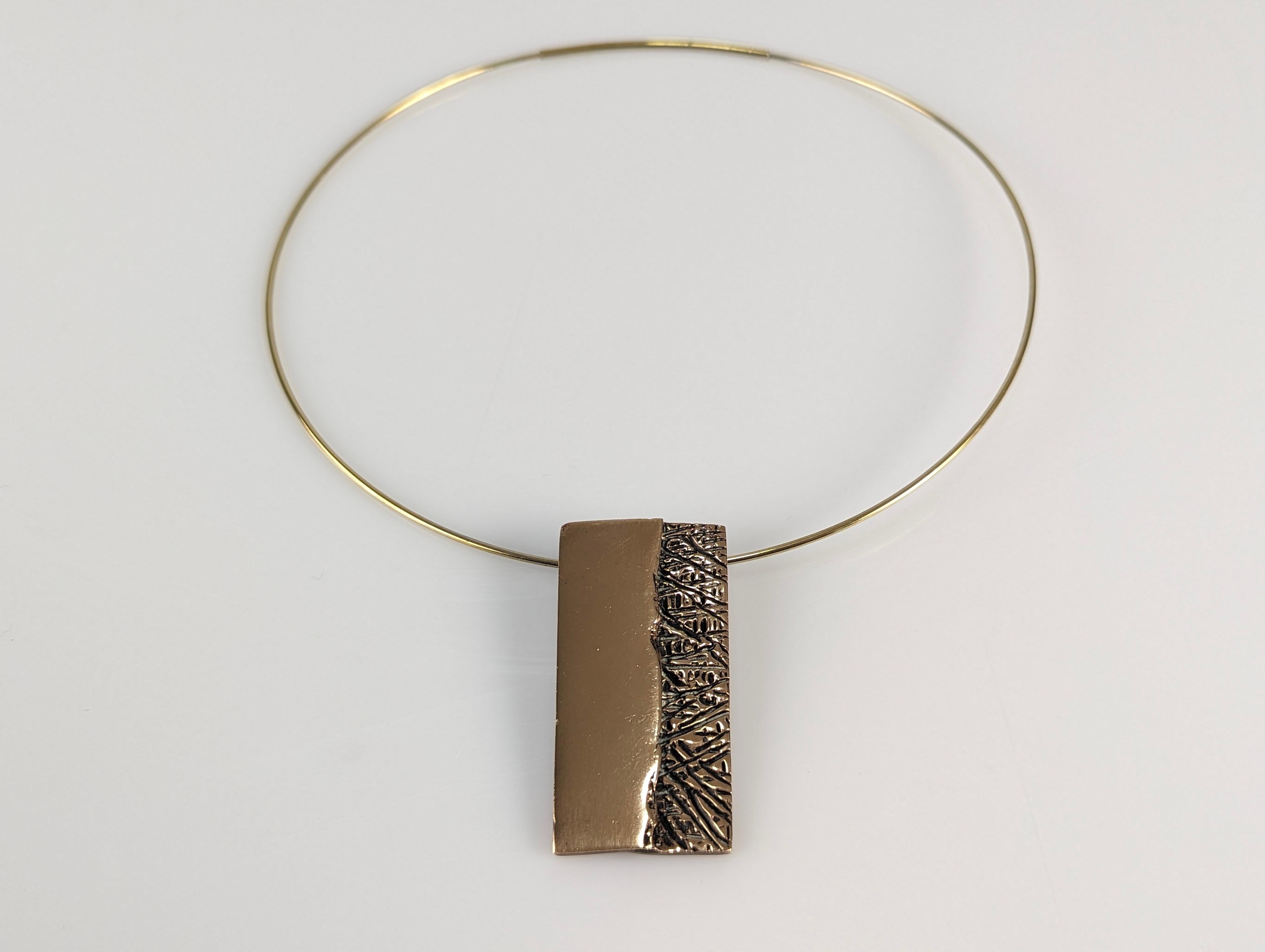 Collier sculpté Enrique Broglia P/A unique en vente 3